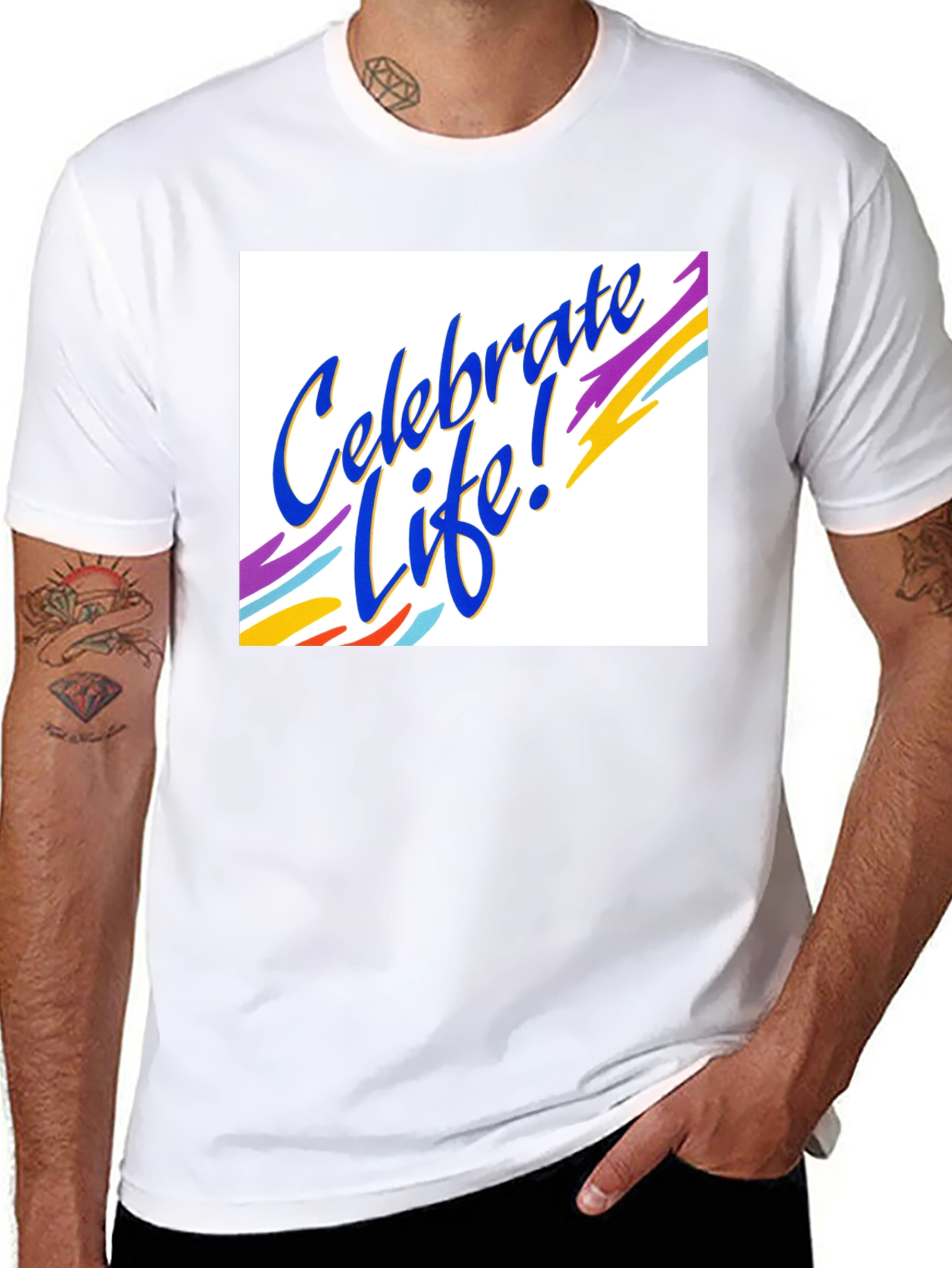 Celebrate Life T-Shirt - Bold Graphic Tee