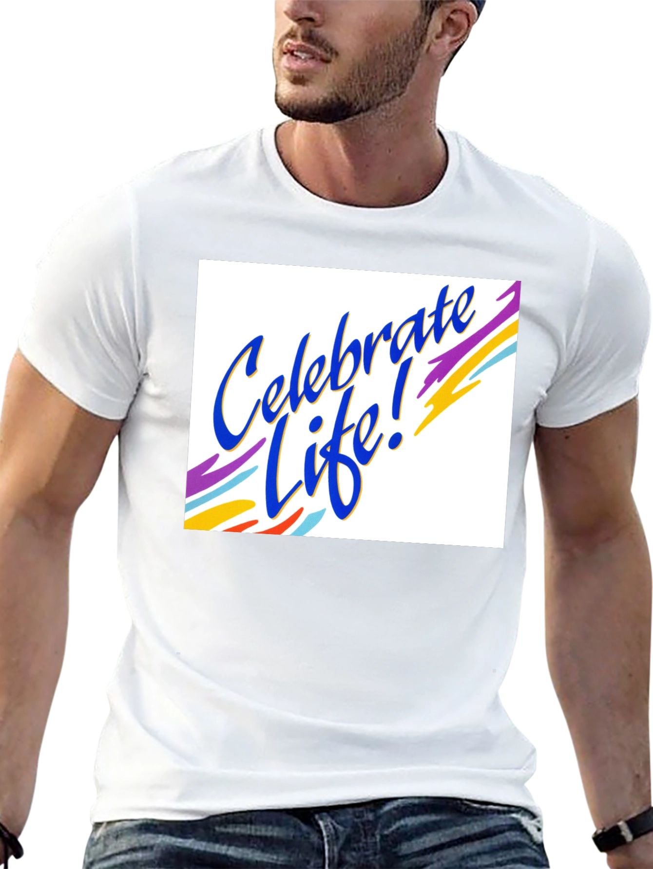 Celebrate Life T-Shirt - Bold Graphic Tee