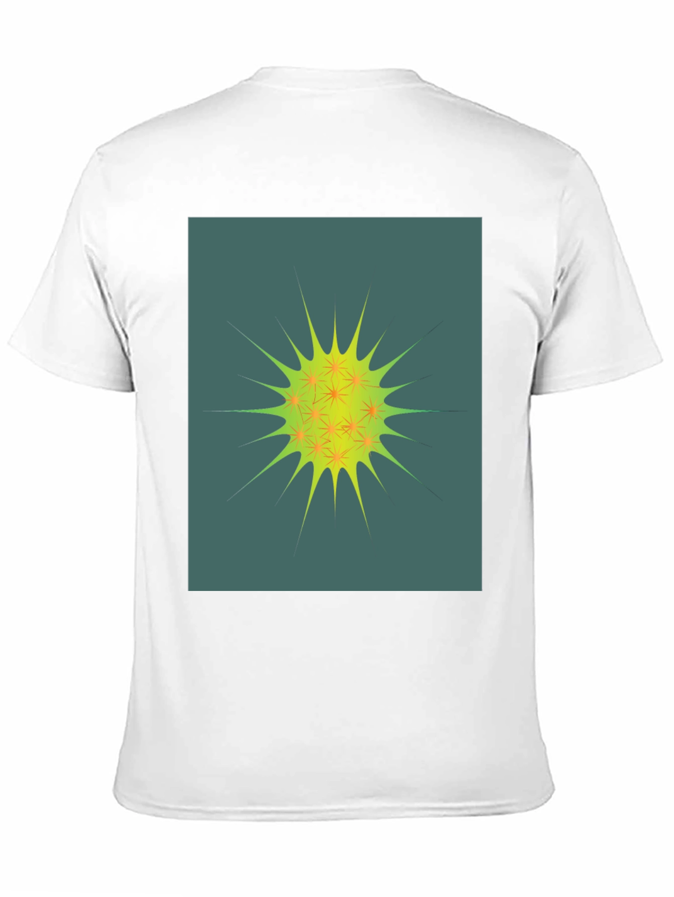 Abstract Graphic Print Crew Neck T-Shirt