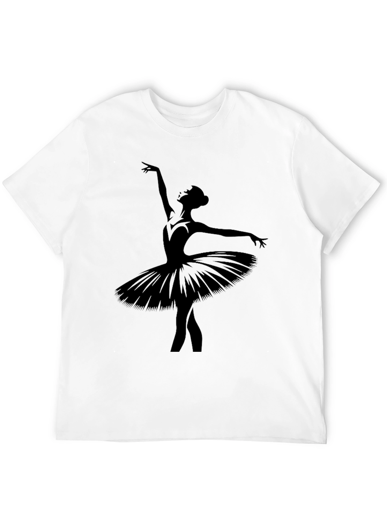Ballerina Silhouette Black T-Shirt