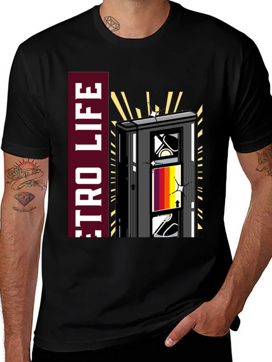 Retro Life Cassette Tape T-Shirt