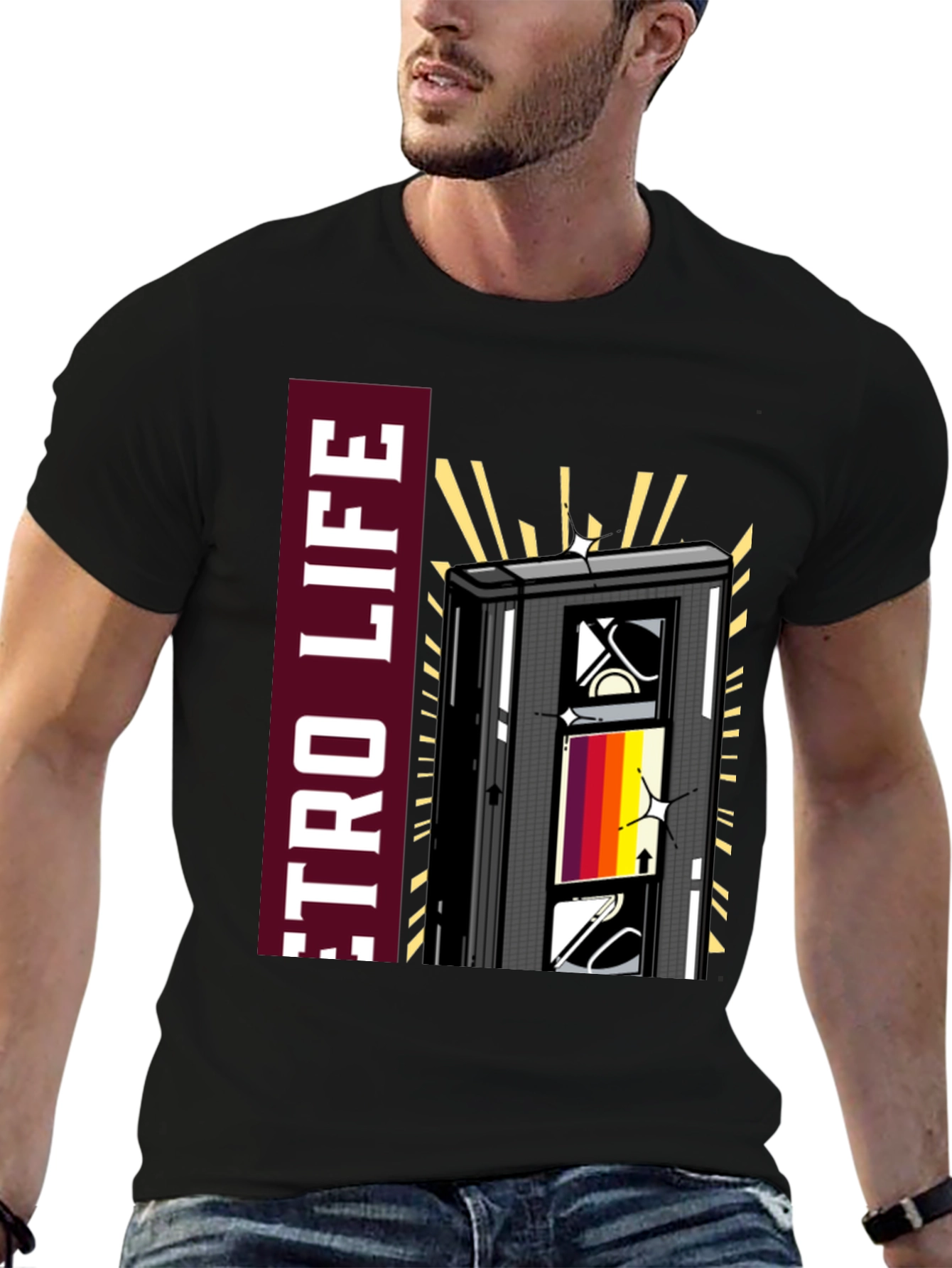 Retro Life Cassette Tape T-Shirt