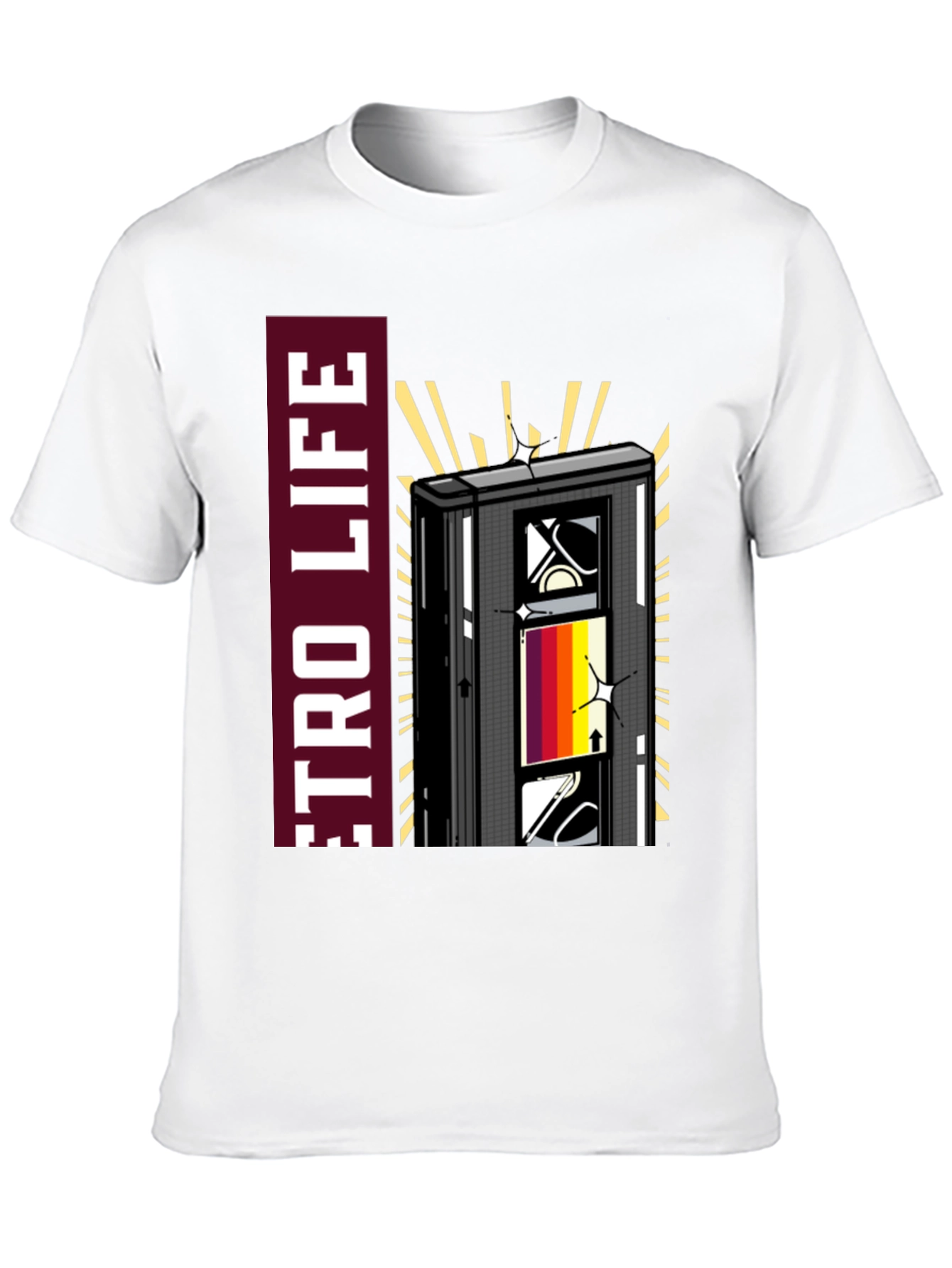 Retro Life Cassette Tape T-Shirt