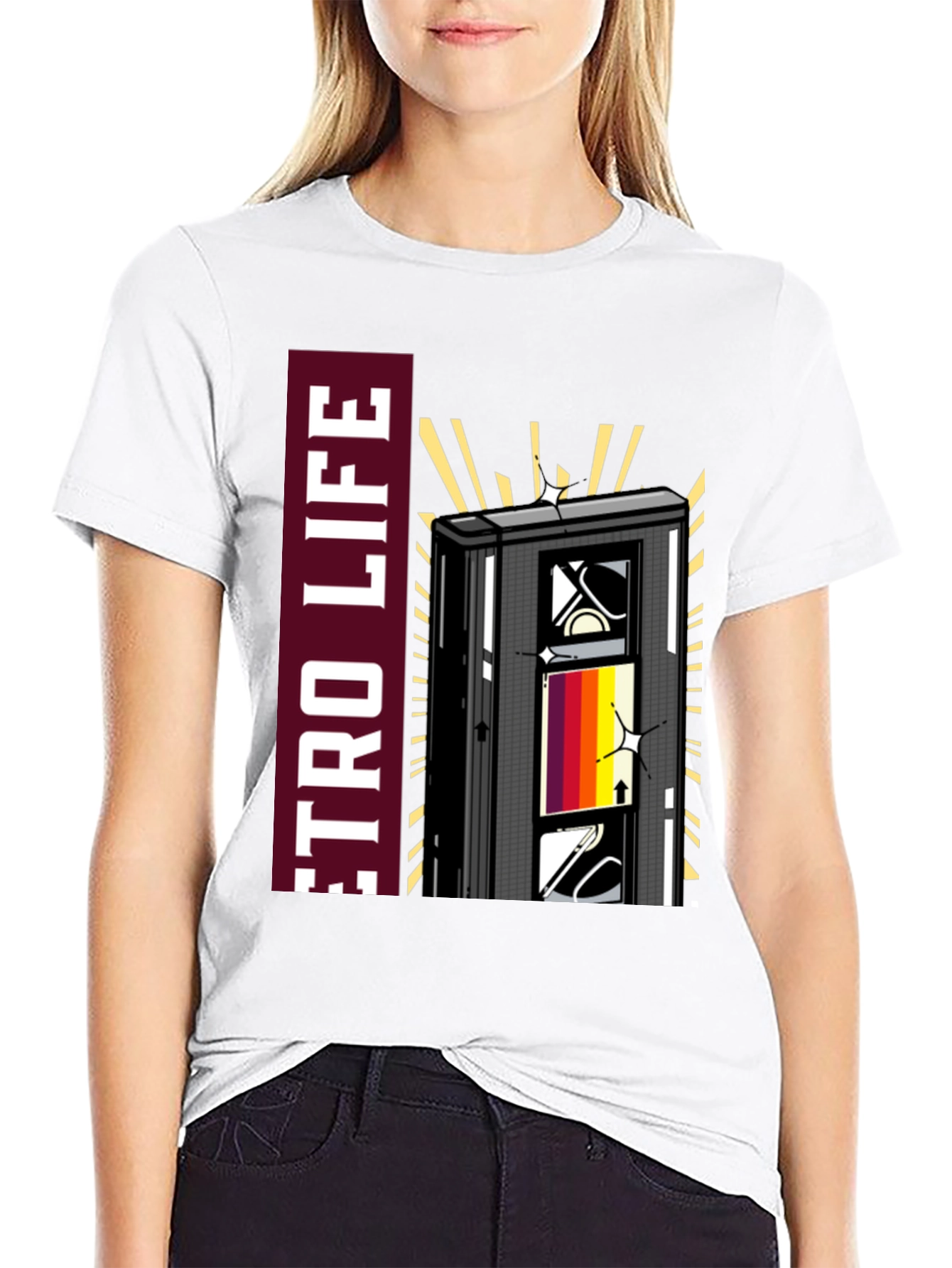 Retro Life Cassette Tape T-Shirt