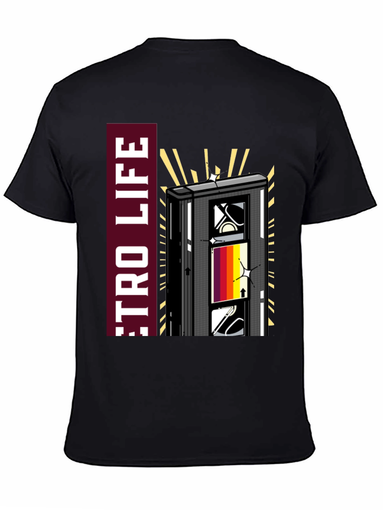 Retro Life Cassette Tape T-Shirt