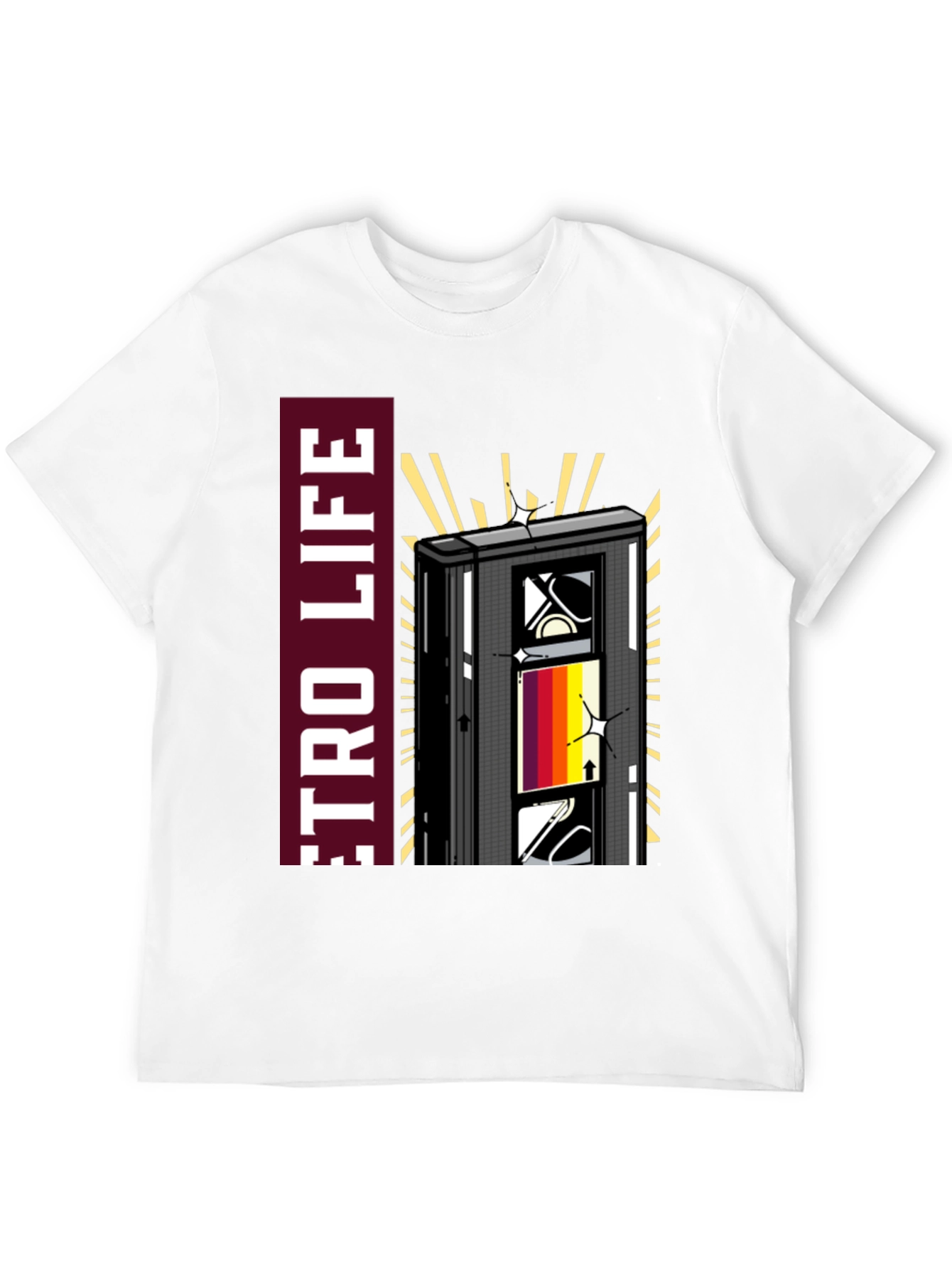 Retro Life Cassette Tape T-Shirt