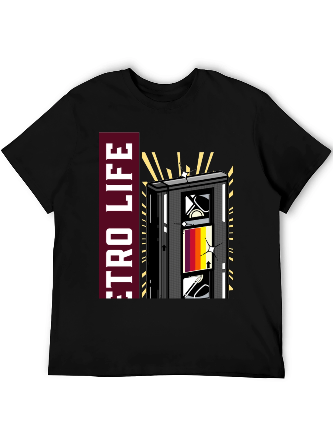 Retro Life Cassette Tape T-Shirt