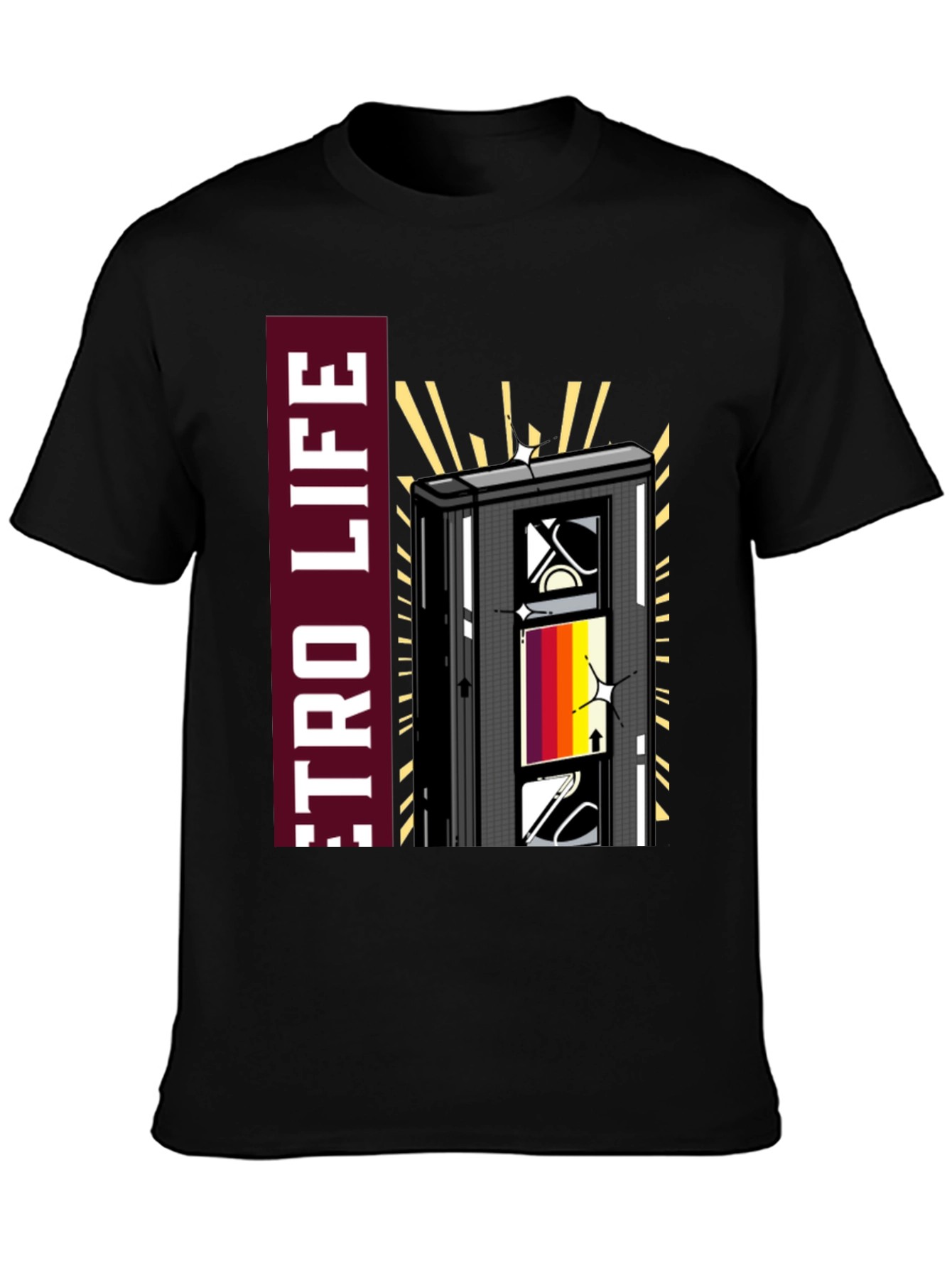 Retro Life Cassette Tape T-Shirt