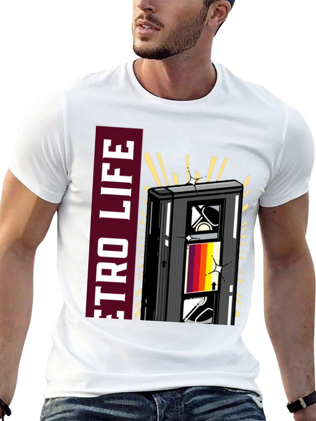 Retro Life Cassette Tape T-Shirt