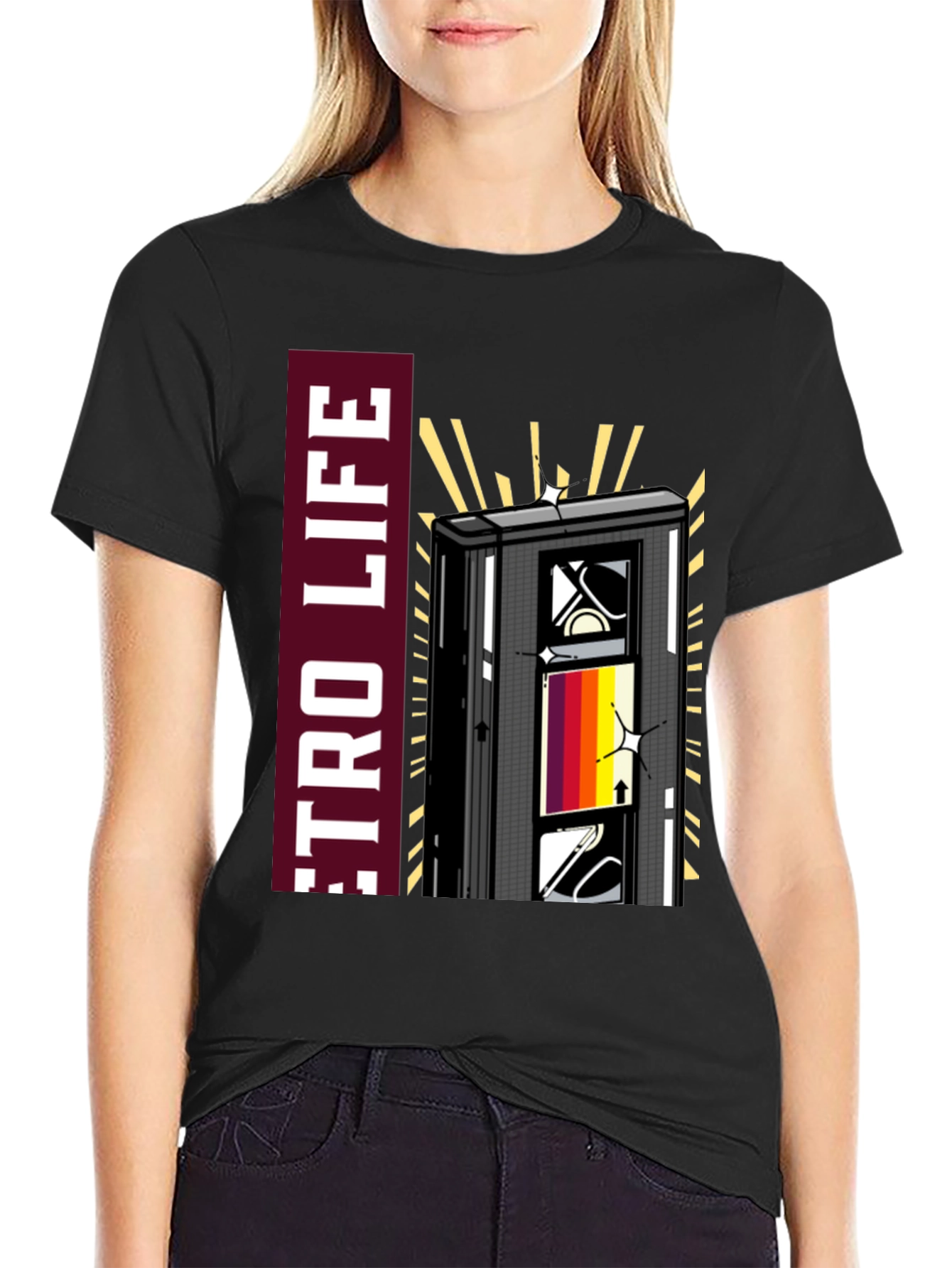 Retro Life Cassette Tape T-Shirt