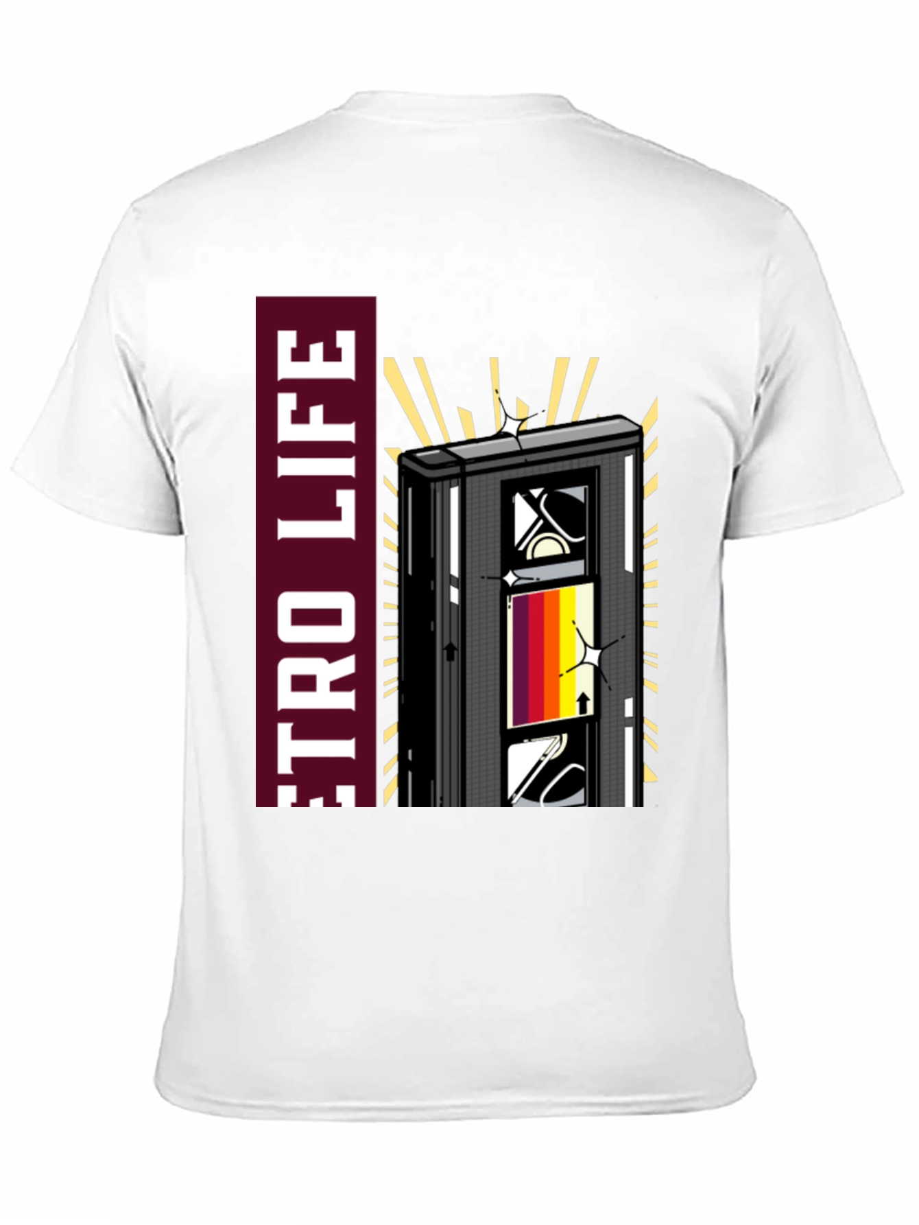 Retro Life Cassette Tape T-Shirt