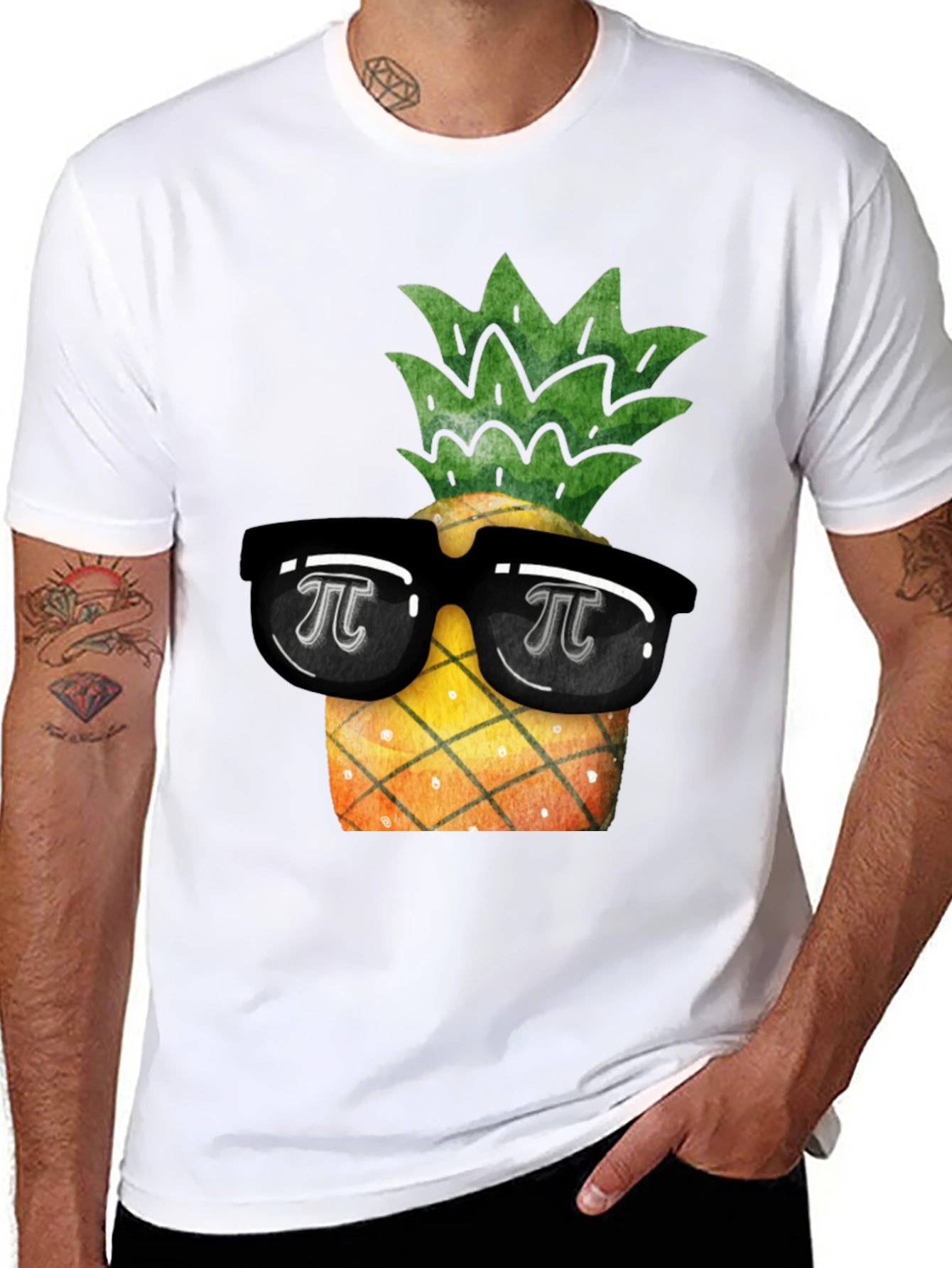 Cool Pineapple Pi T-Shirt