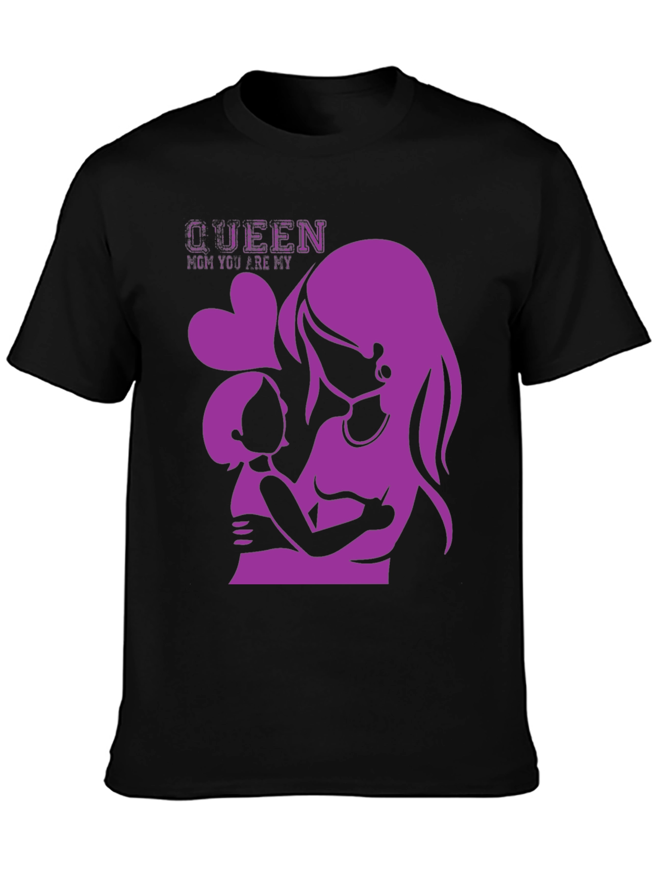 Queen Mom Graphic Tee - Mother & Child Love