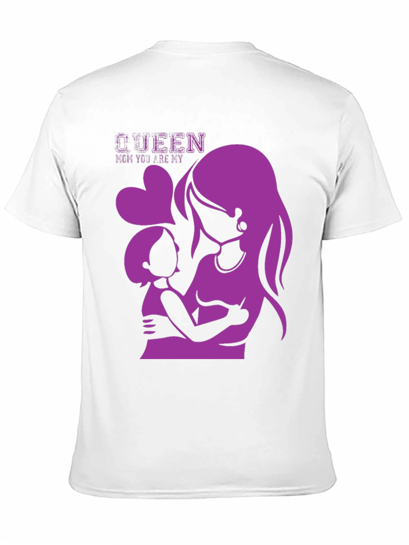 Queen Mom Graphic Tee - Mother & Child Love