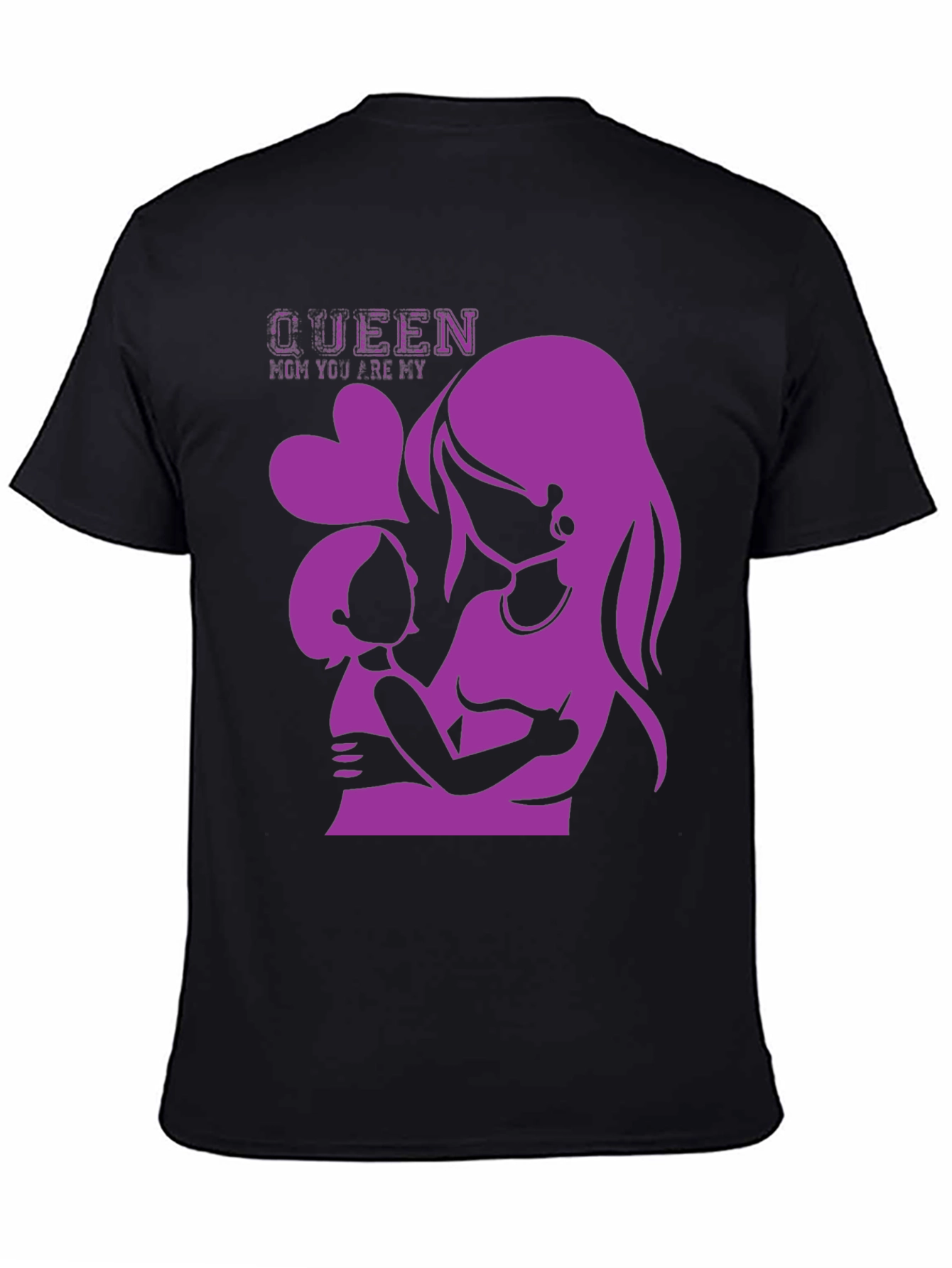 Queen Mom Graphic Tee - Mother & Child Love