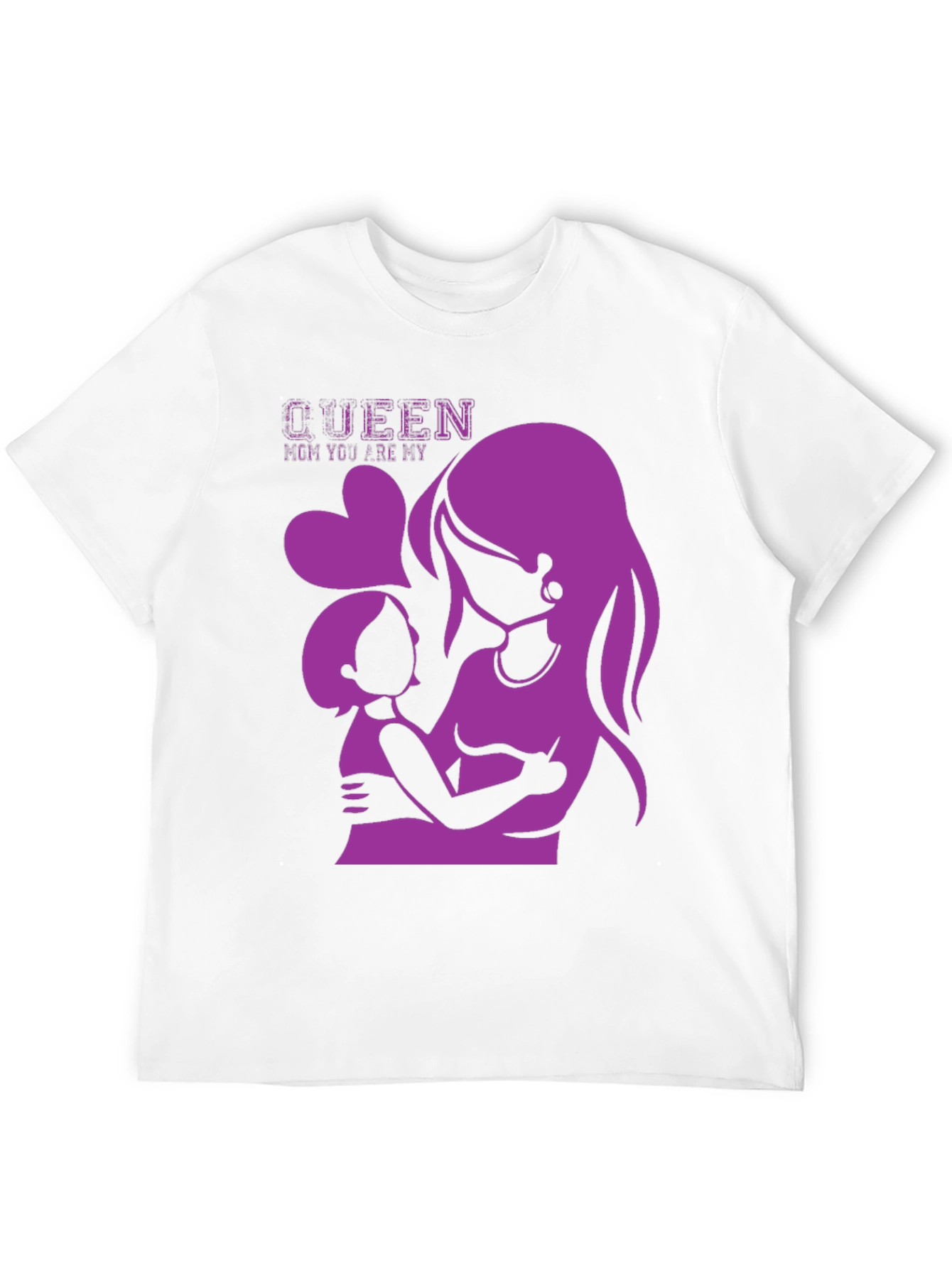 Queen Mom Graphic Tee - Mother & Child Love