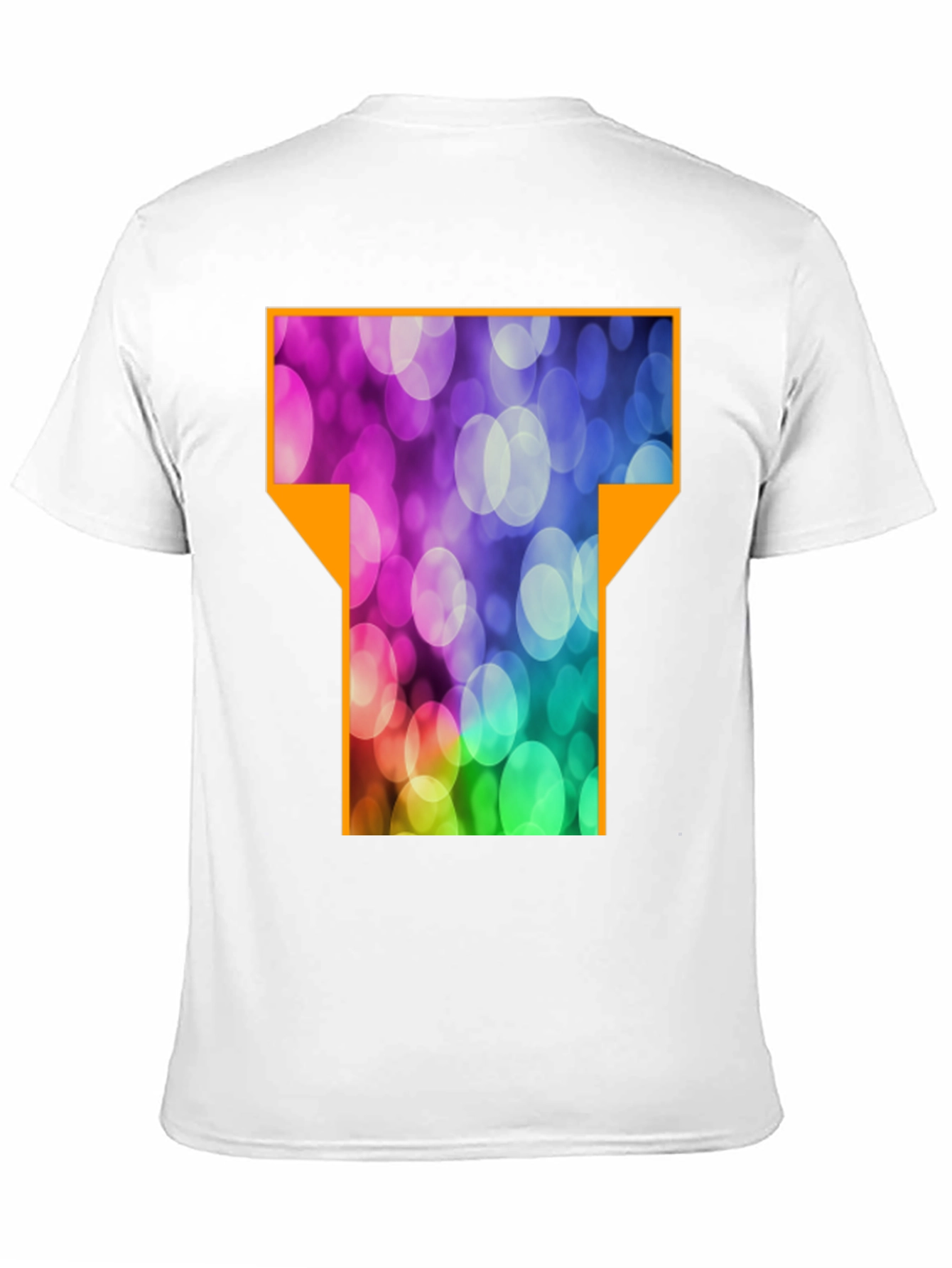Abstract T-Shirt - Black Cotton Blend