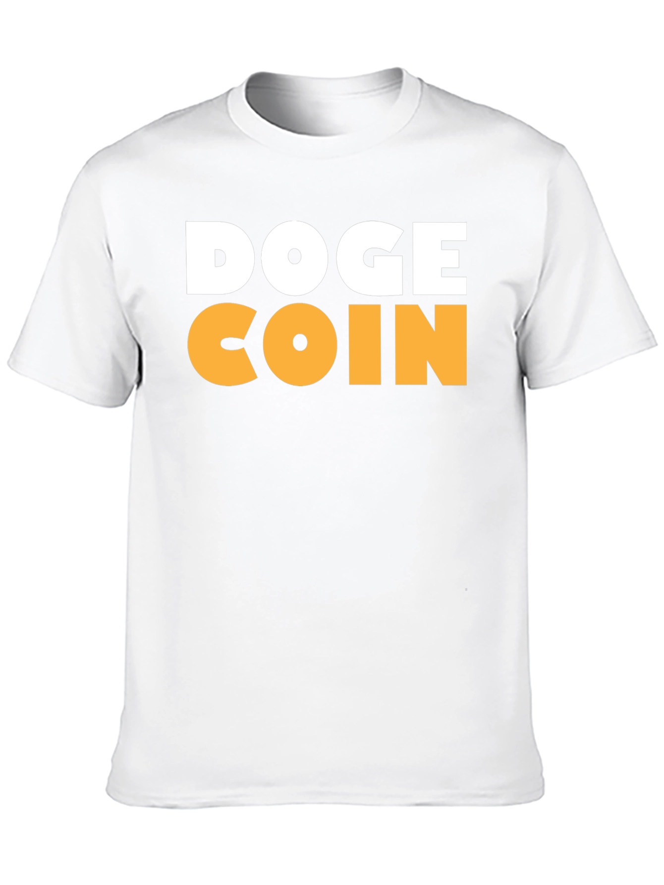 Doge Coin Graphic T-Shirt - Black