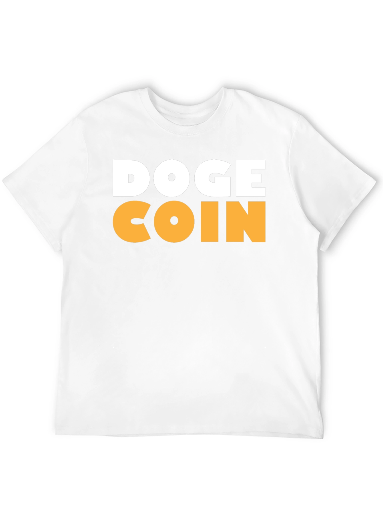 Doge Coin Graphic T-Shirt - Black