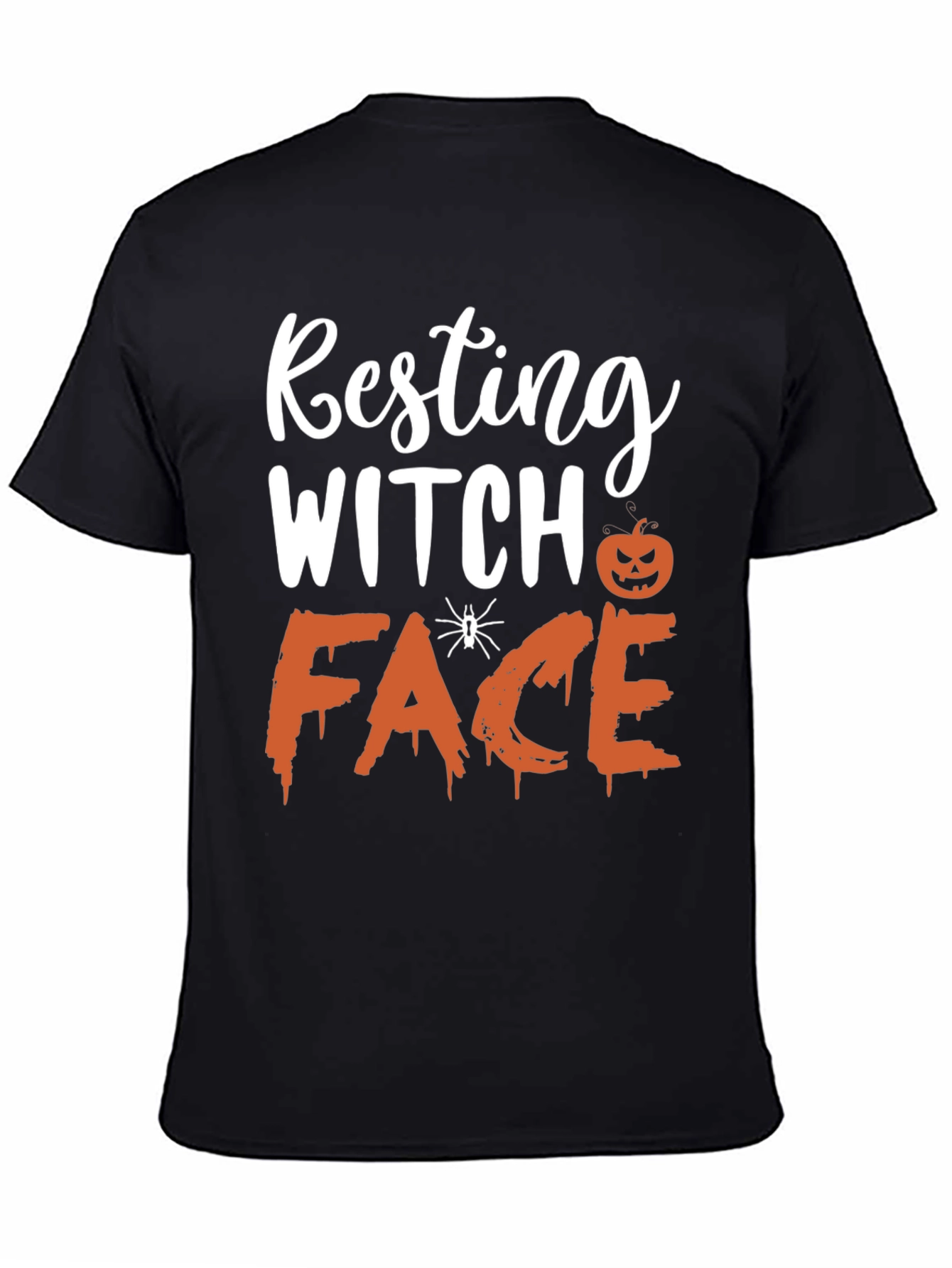 Resting Witch Face Halloween T-Shirt