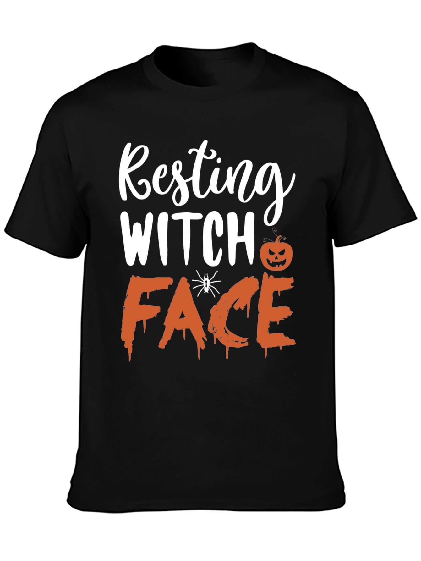 Resting Witch Face Halloween T-Shirt