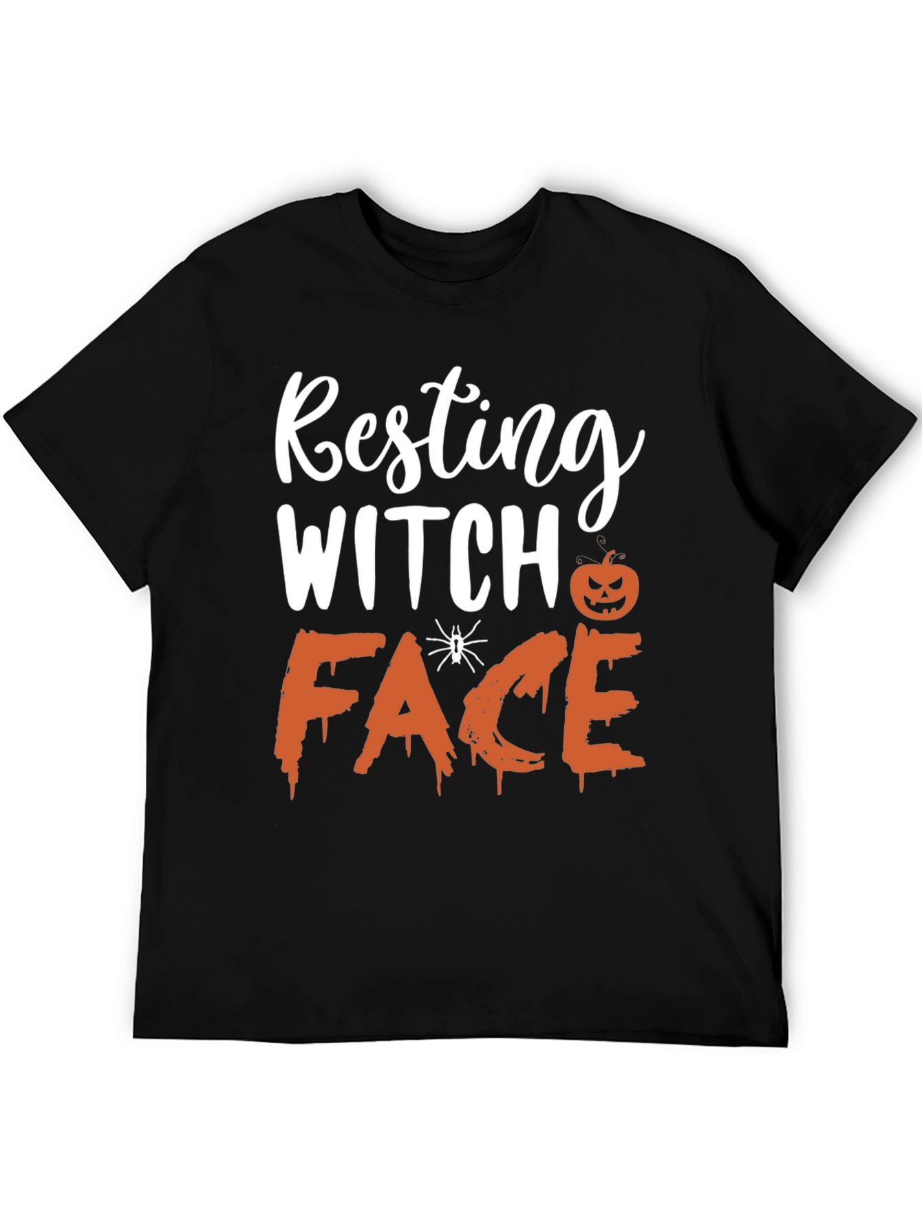 Resting Witch Face Halloween T-Shirt