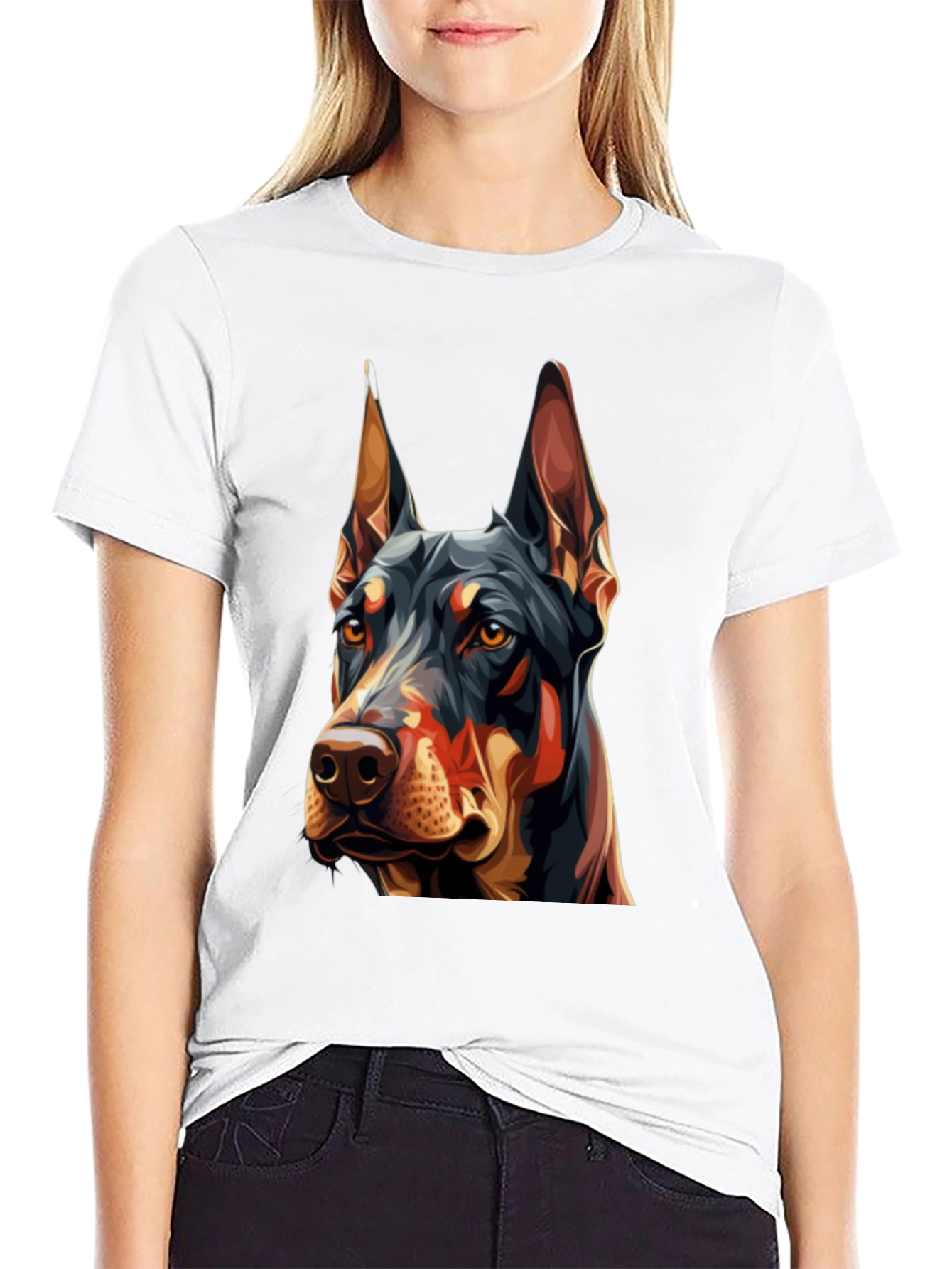 Doberman Graphic Tee - Stylish Dog Lover T-Shirt