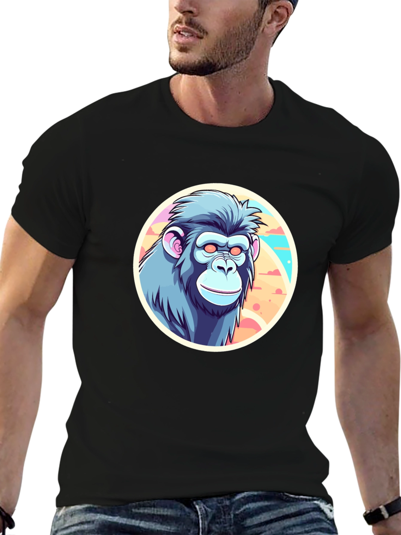 Ape Portrait Black T-Shirt