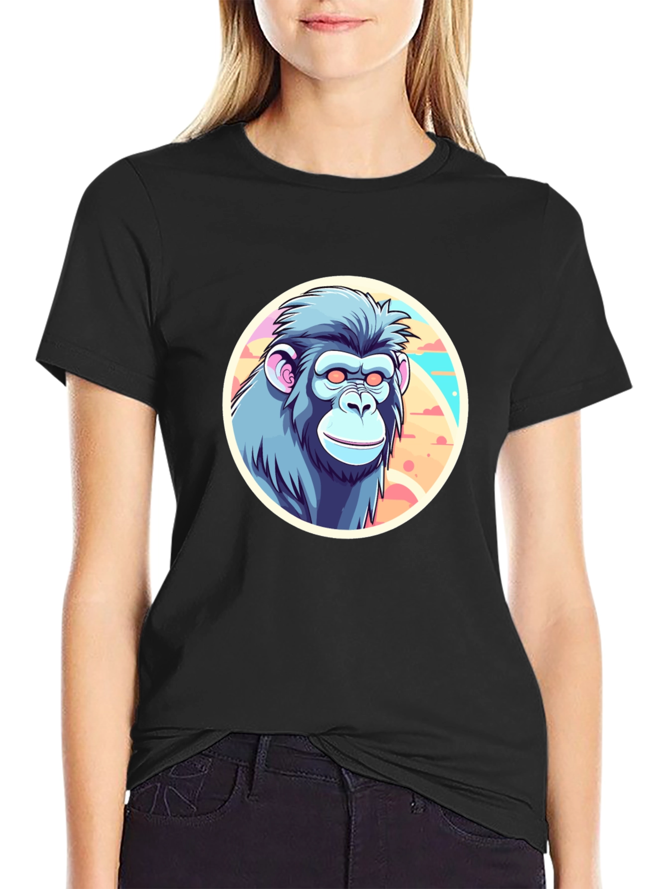 Ape Portrait Black T-Shirt