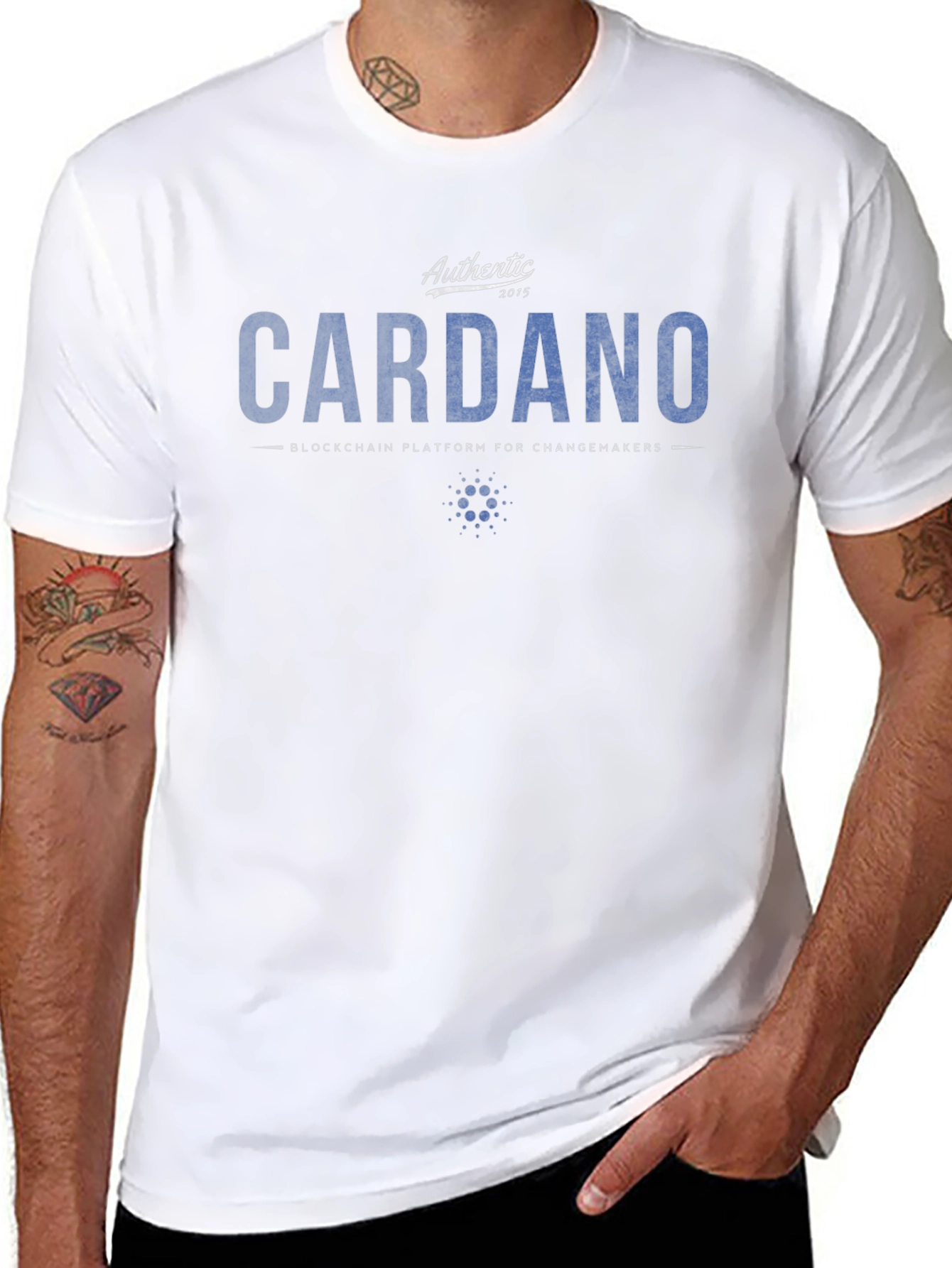 Cardano Blockchain T-Shirt Crypto Tee