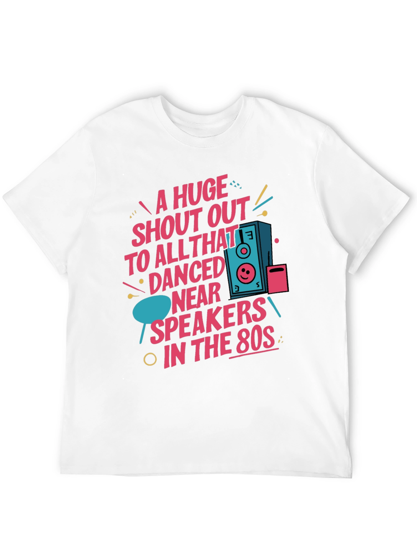 80s Style Graphic Tee - A Huge Shout Out!