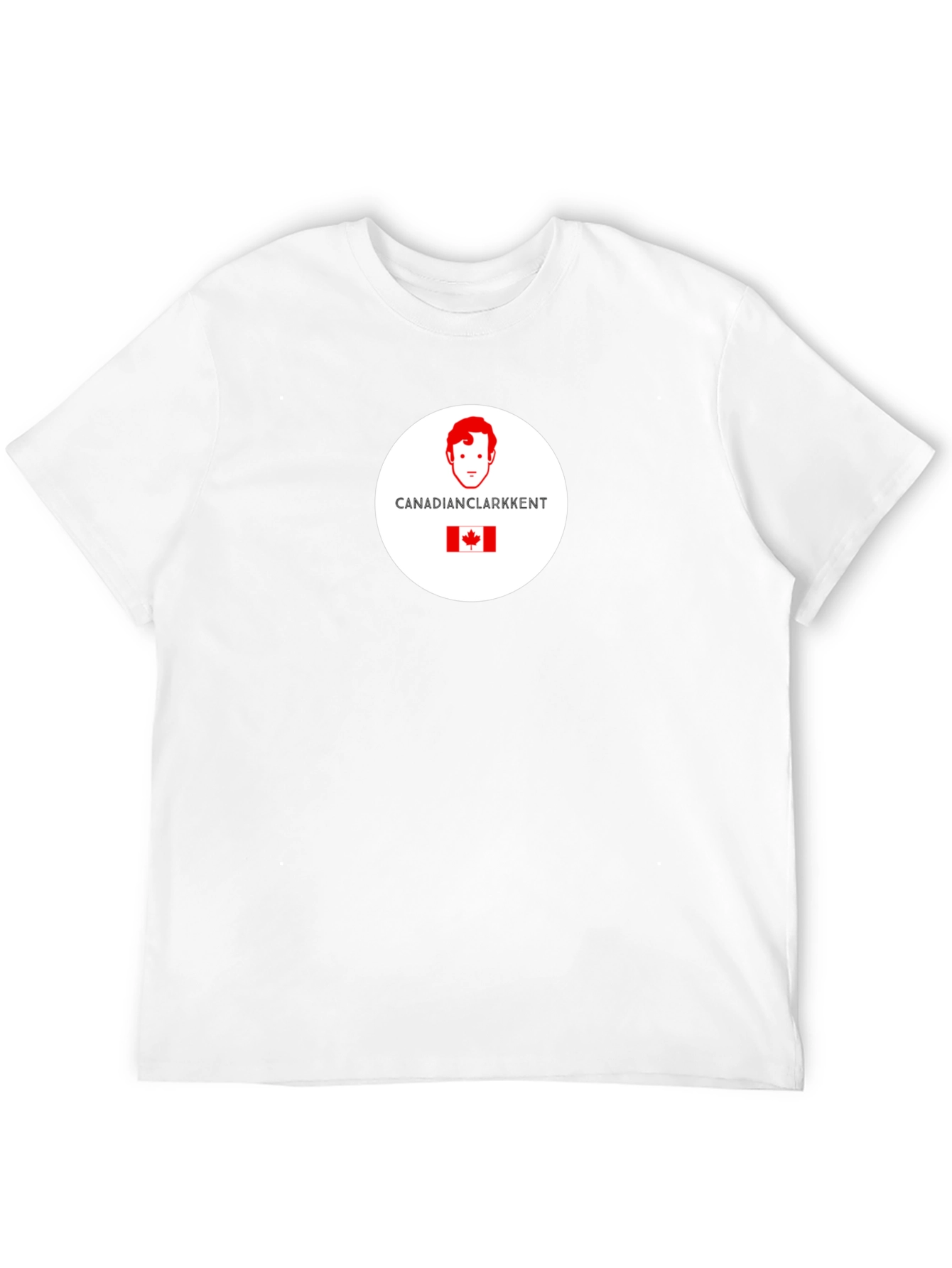 Canadian Clark Kent T-Shirt - Black Graphic Print