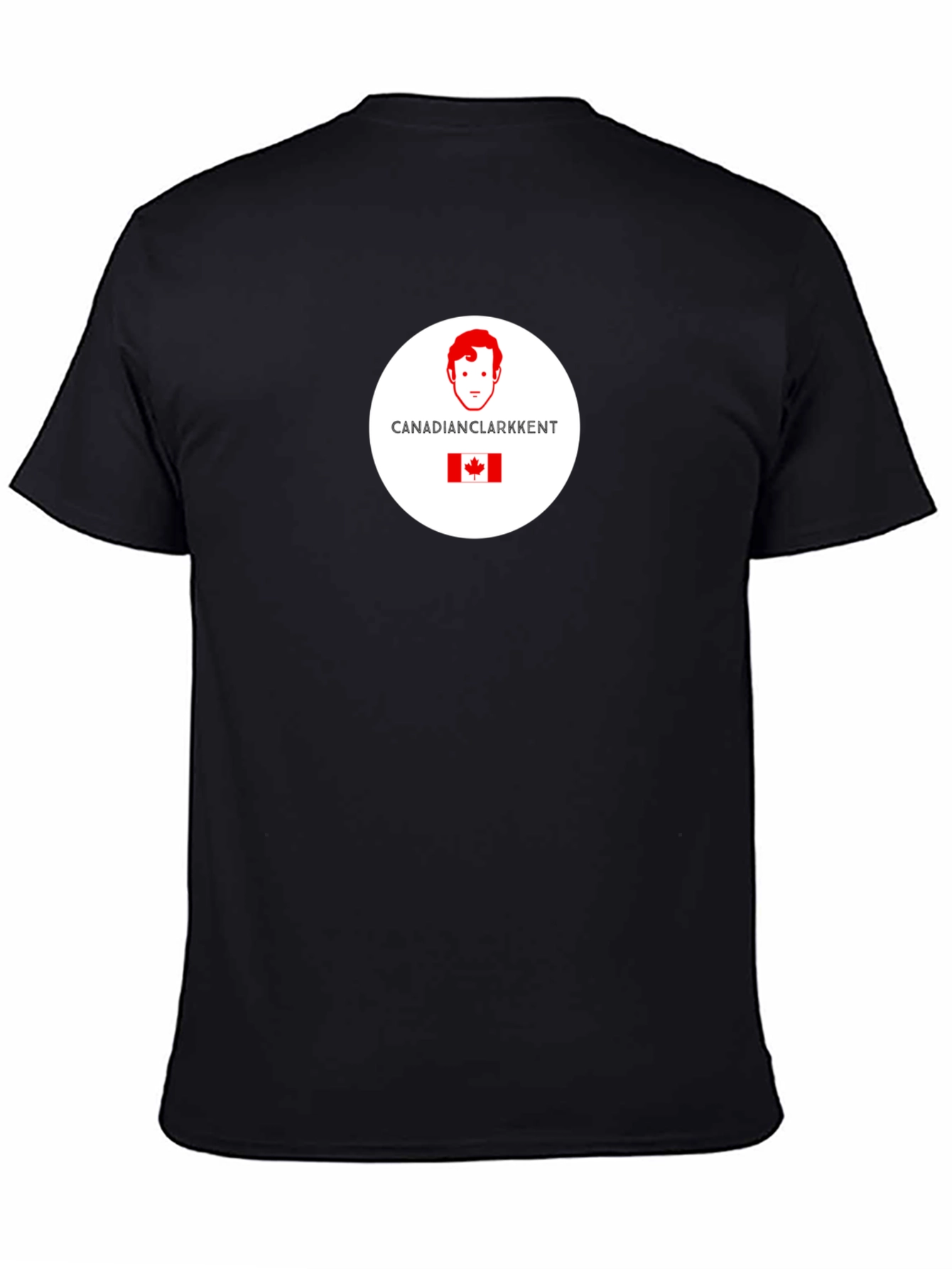 Canadian Clark Kent T-Shirt - Black Graphic Print
