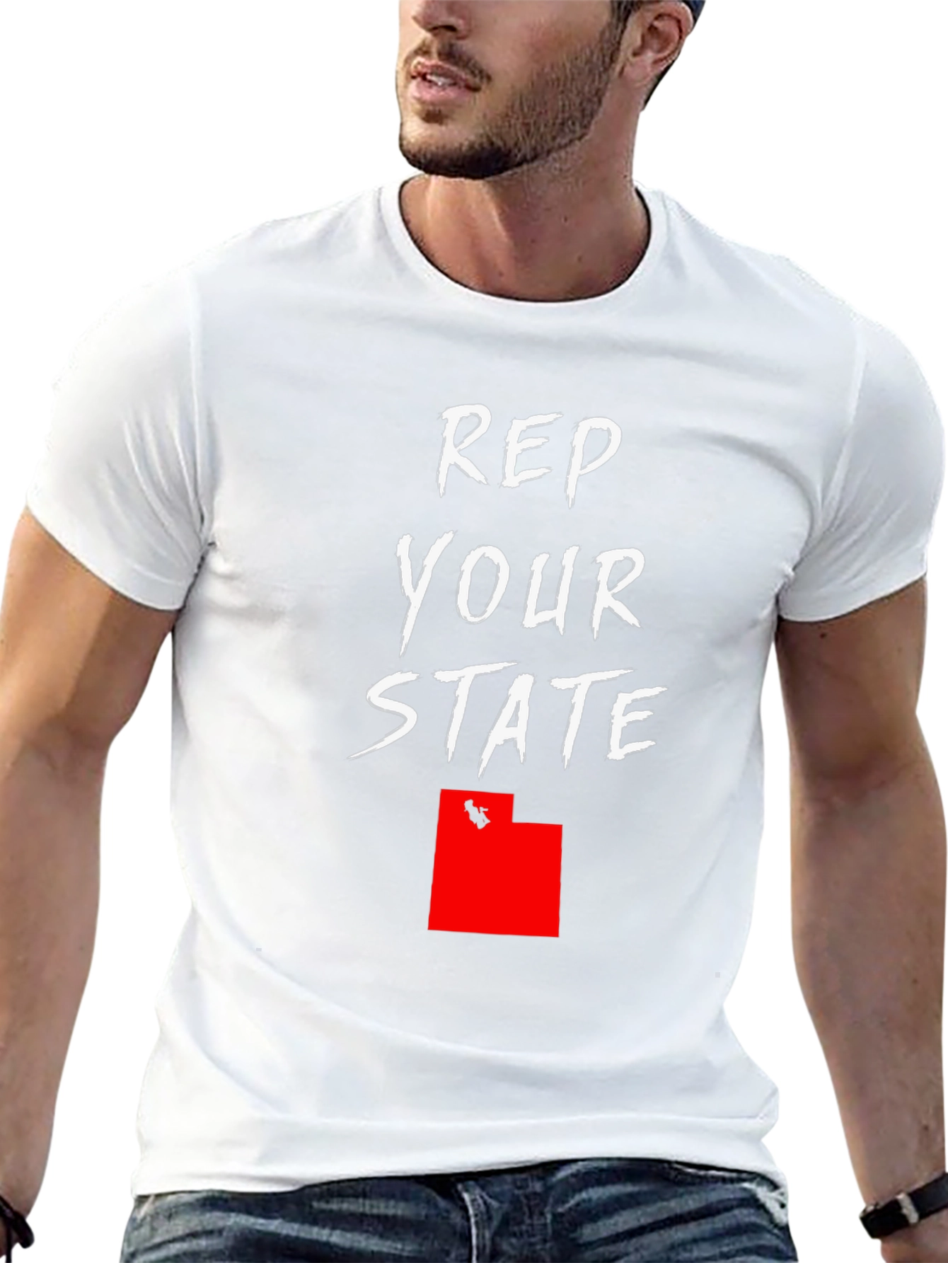 Rep Your State T-Shirt - Utah Pride
