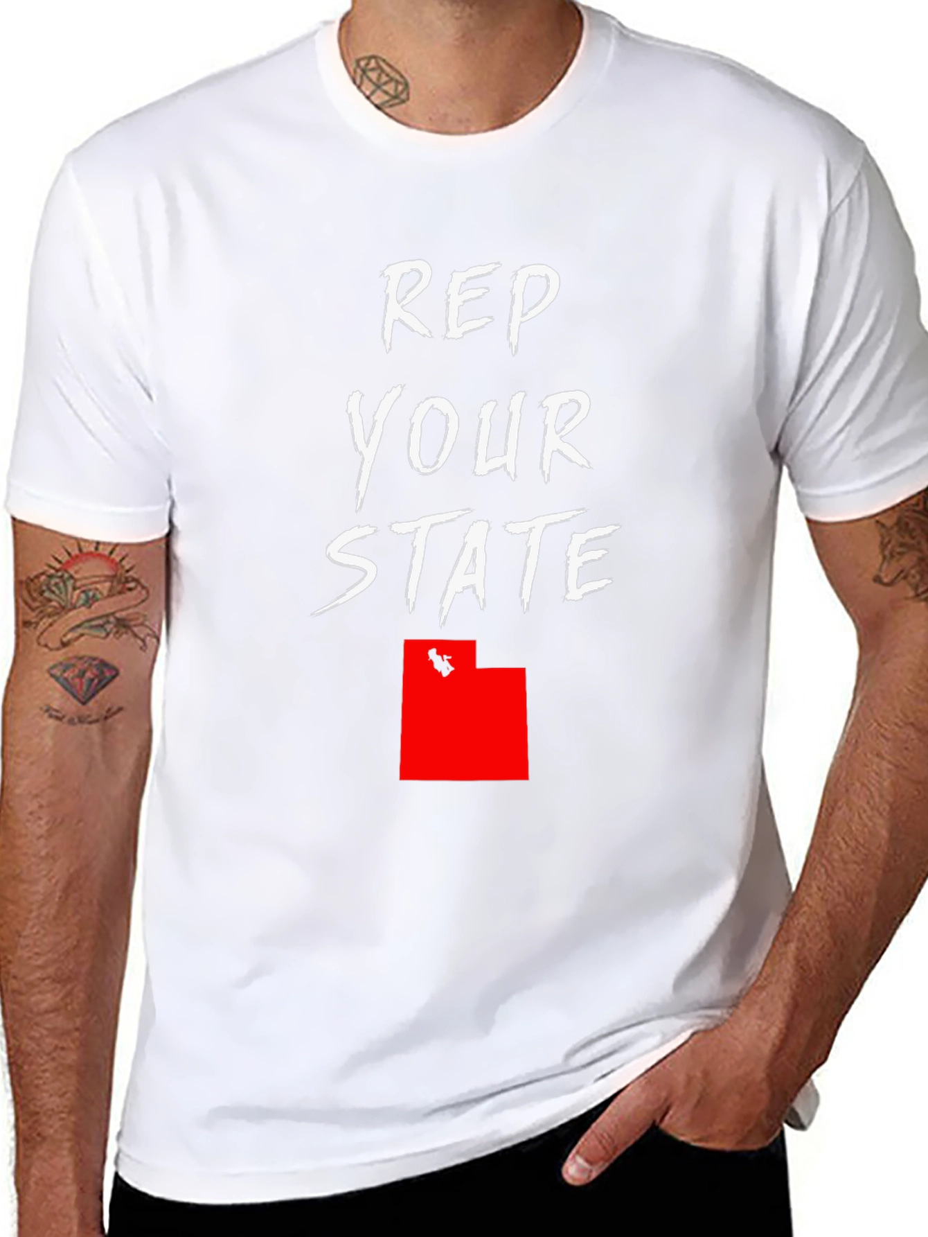 Rep Your State T-Shirt - Utah Pride