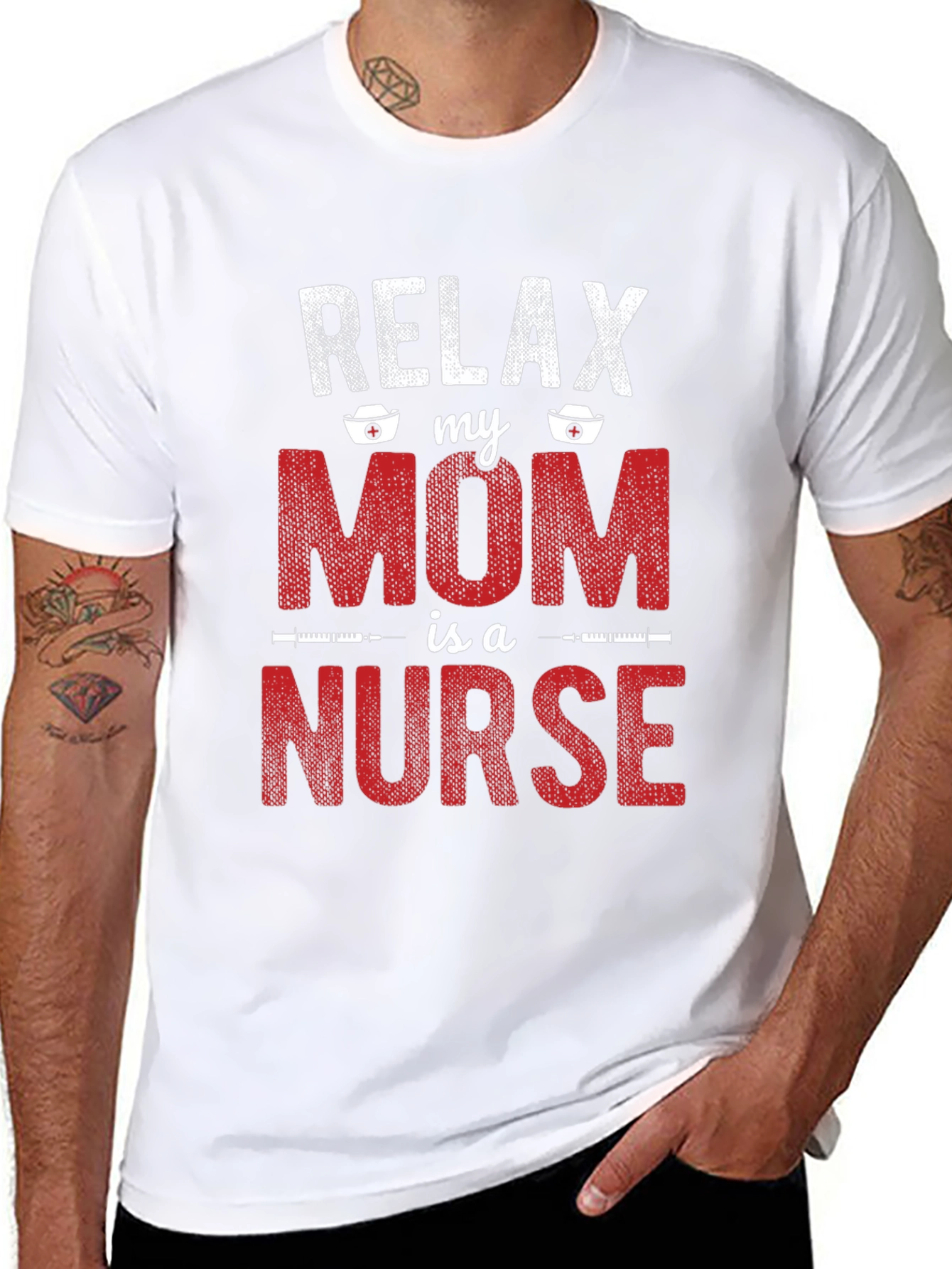 Relax My Mom is a Nurse T-Shirt