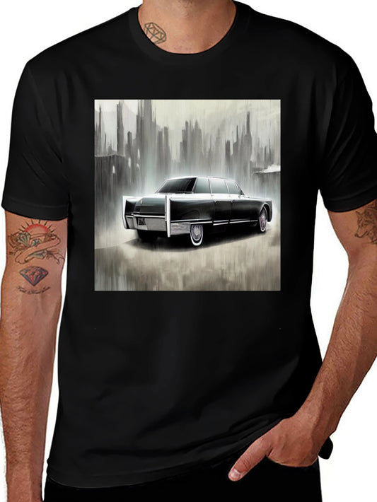 Retro Car Graphic T-Shirt - Vintage Style