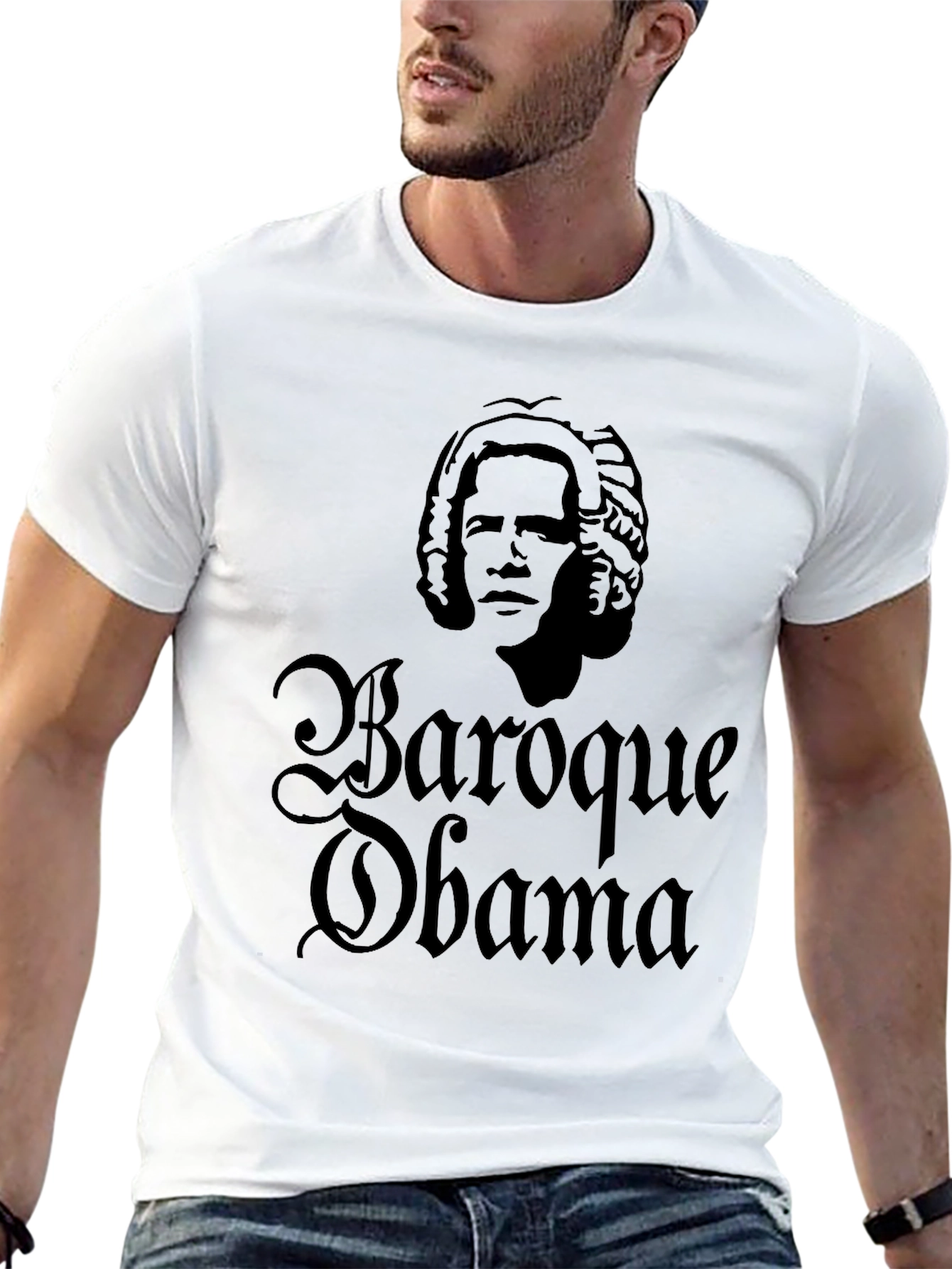 Baroque Obama Graphic T-Shirt - Stylish & Unique!