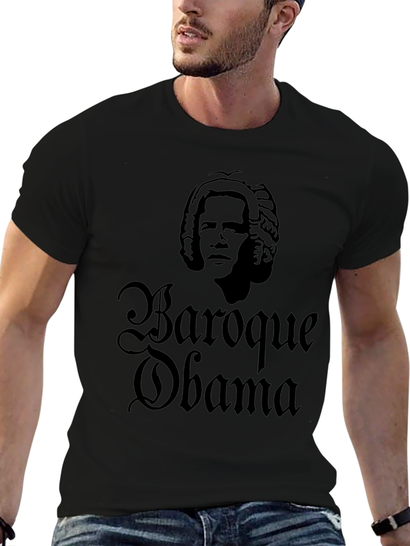 Baroque Obama Graphic T-Shirt - Stylish & Unique!