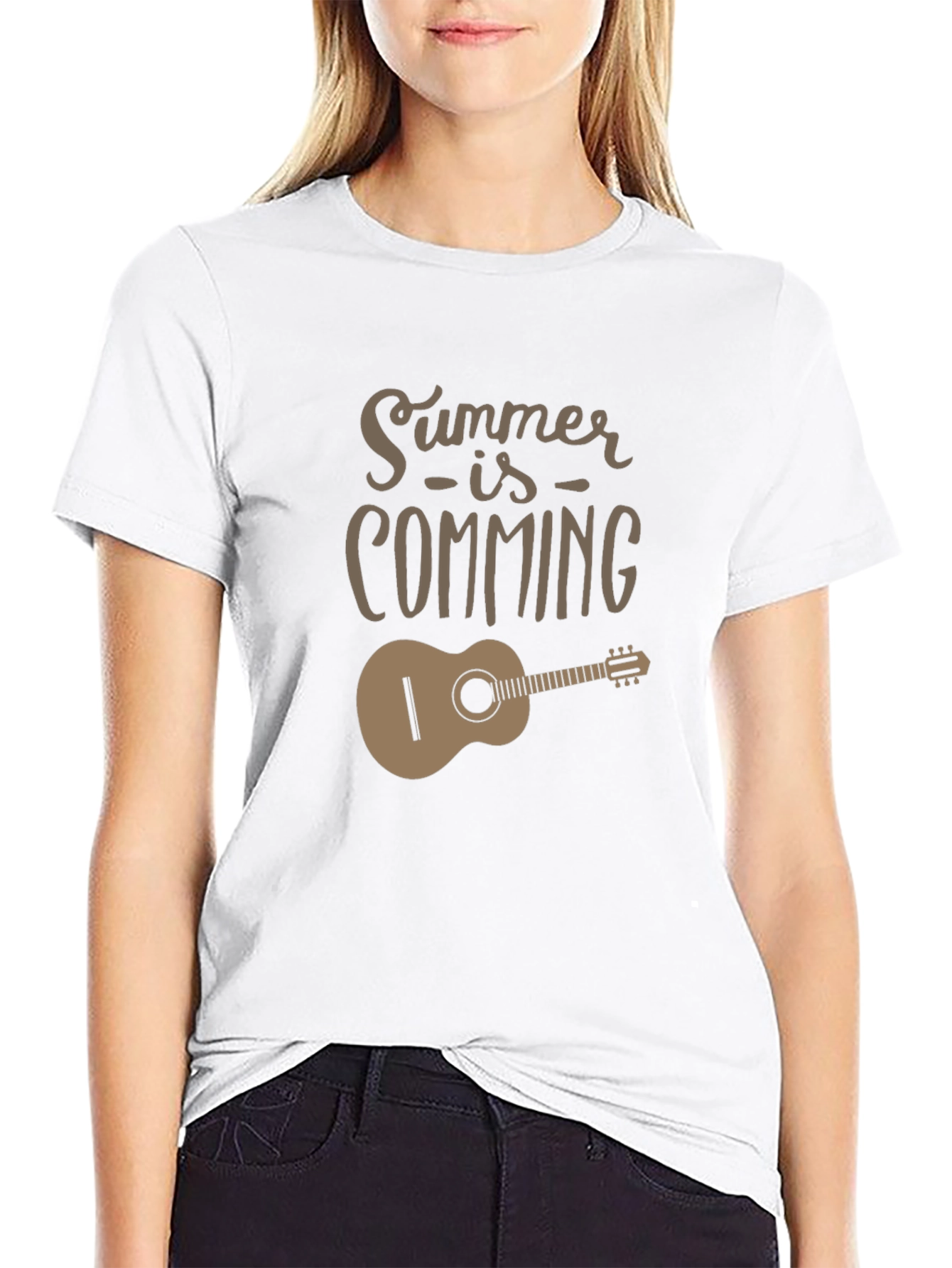 Summer is Coming Guitar T-Shirt
