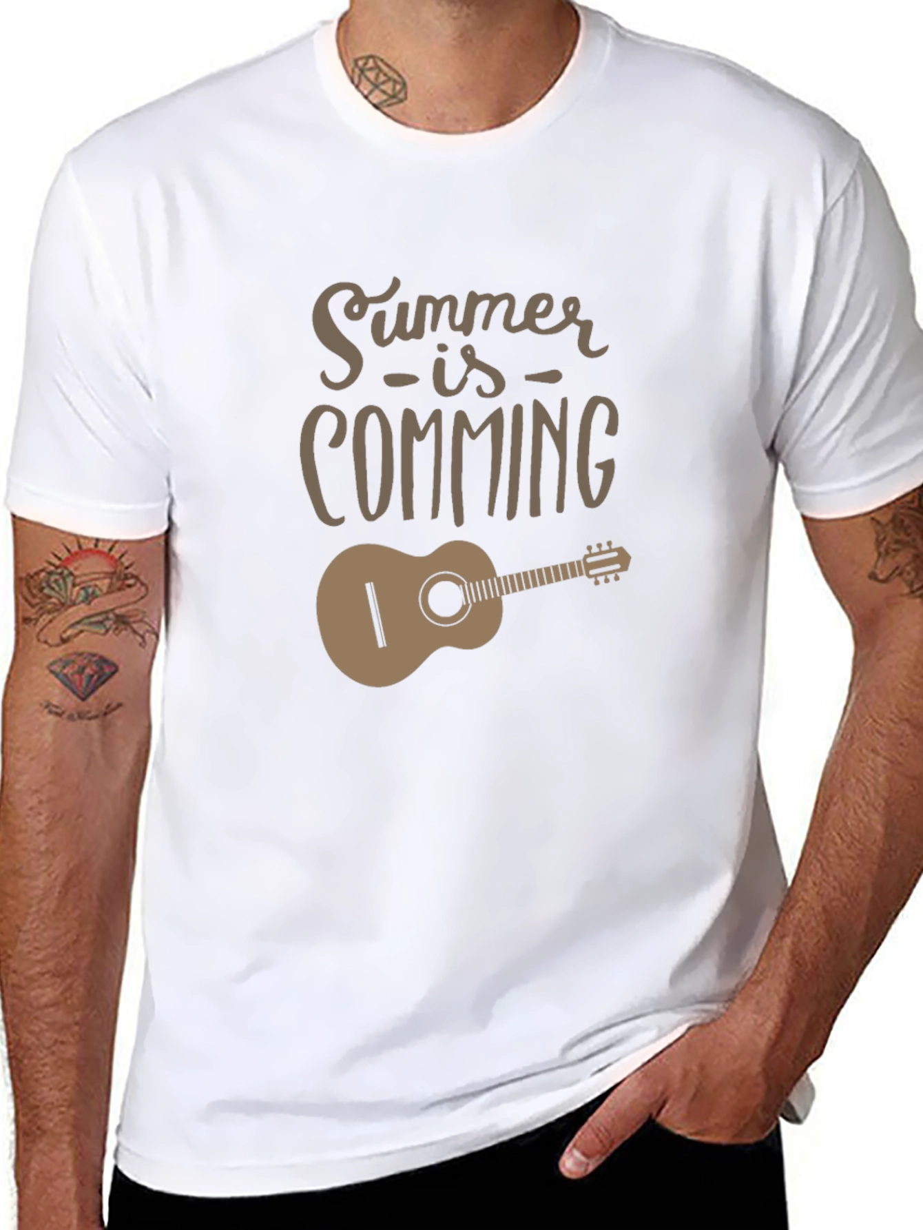 Summer is Coming Guitar T-Shirt