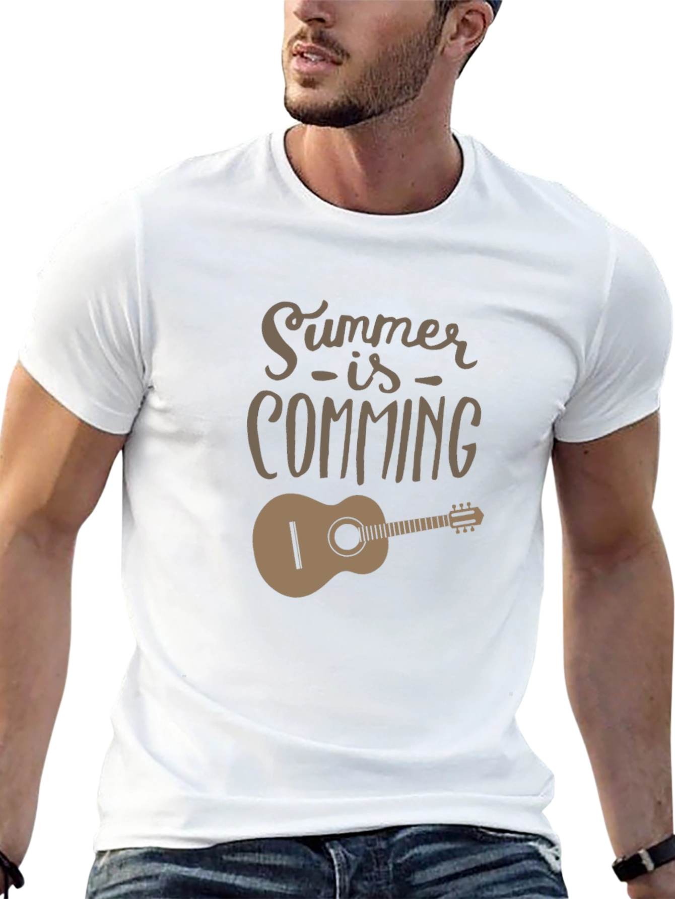 Summer is Coming Guitar T-Shirt