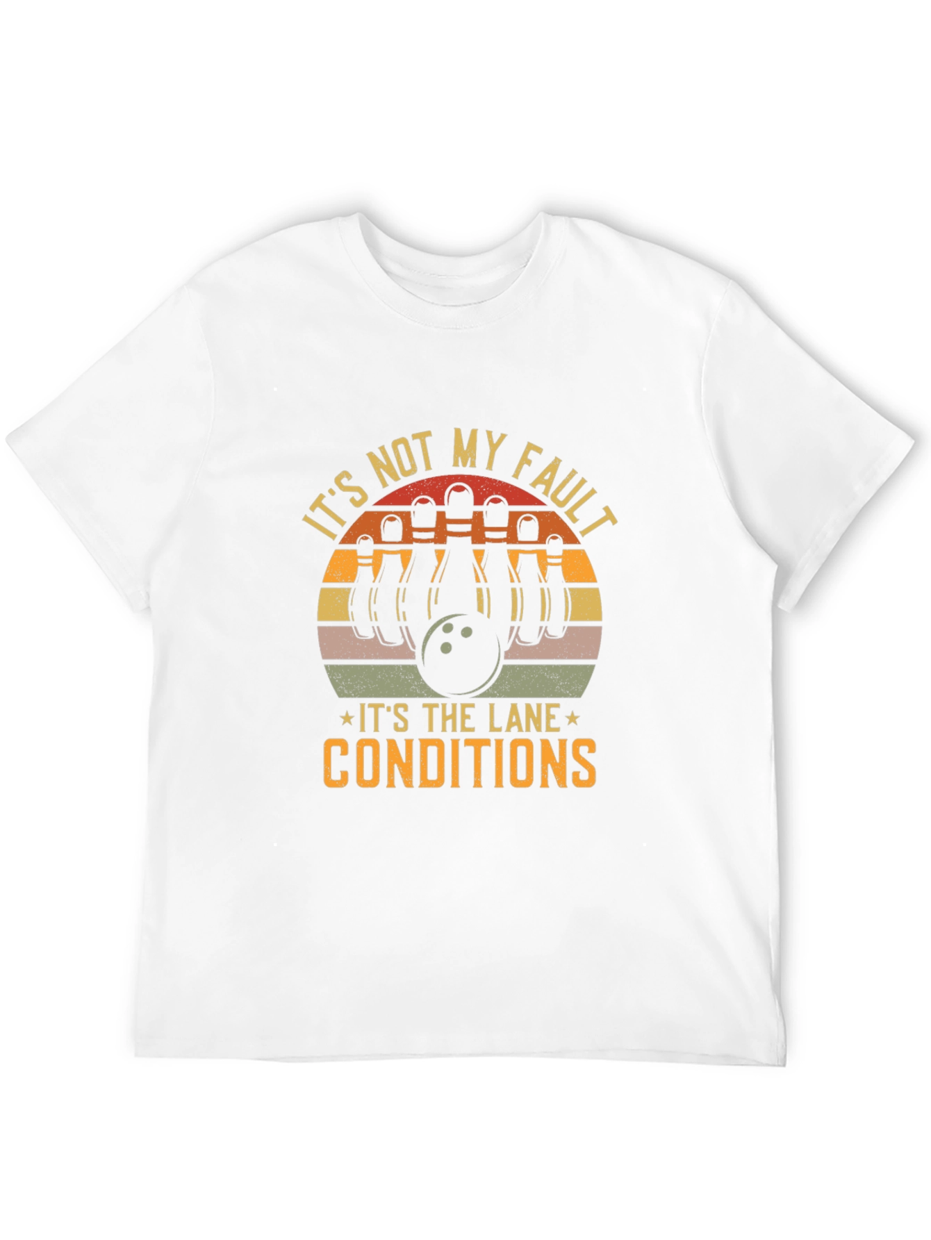 Bowling Humor T-Shirt - Lane Conditions Tee