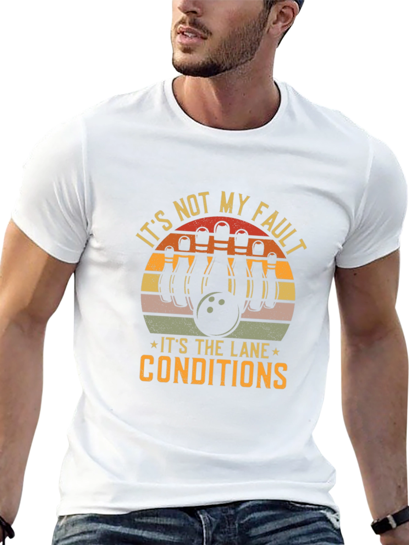 Bowling Humor T-Shirt - Lane Conditions Tee