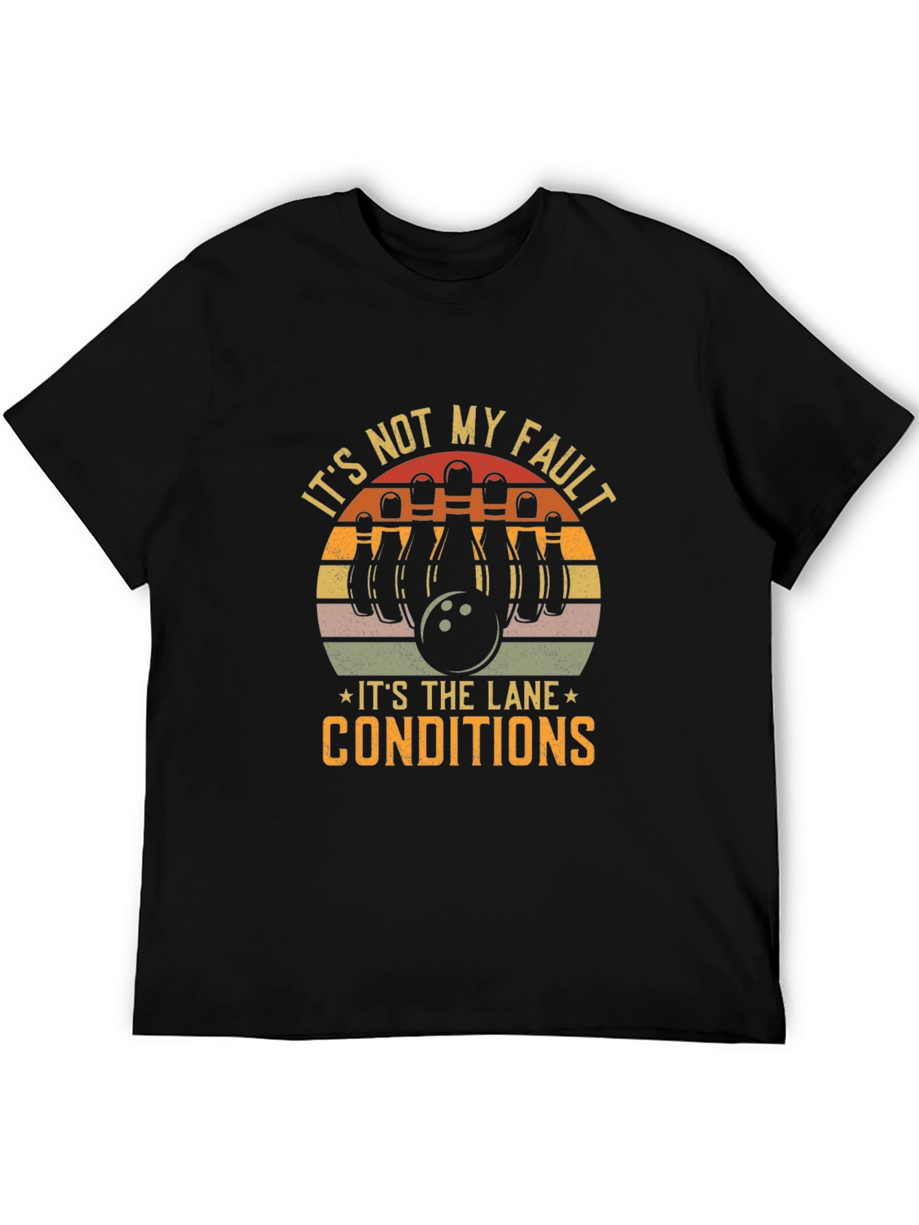 Bowling Humor T-Shirt - Lane Conditions Tee
