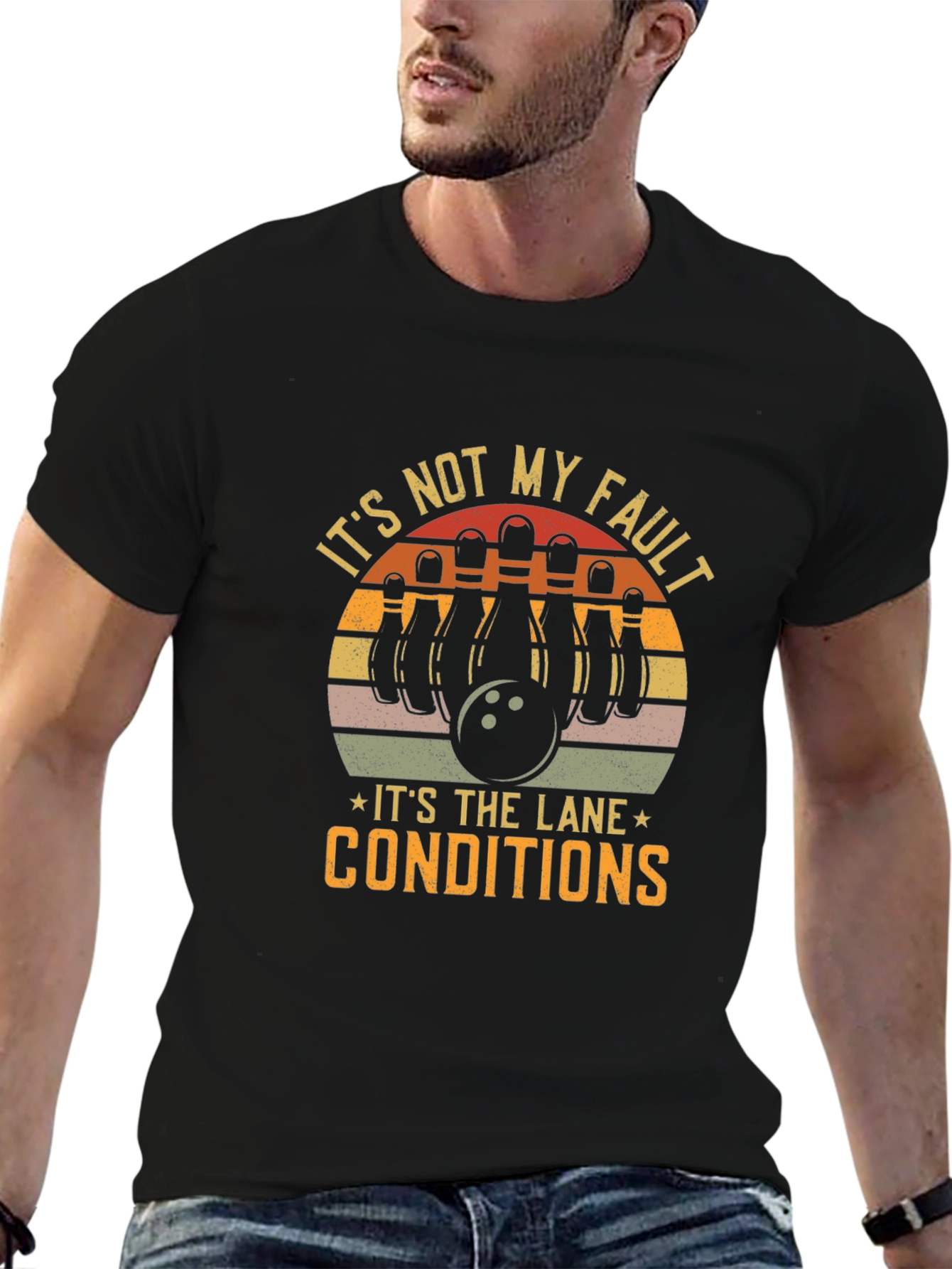 Bowling Humor T-Shirt - Lane Conditions Tee