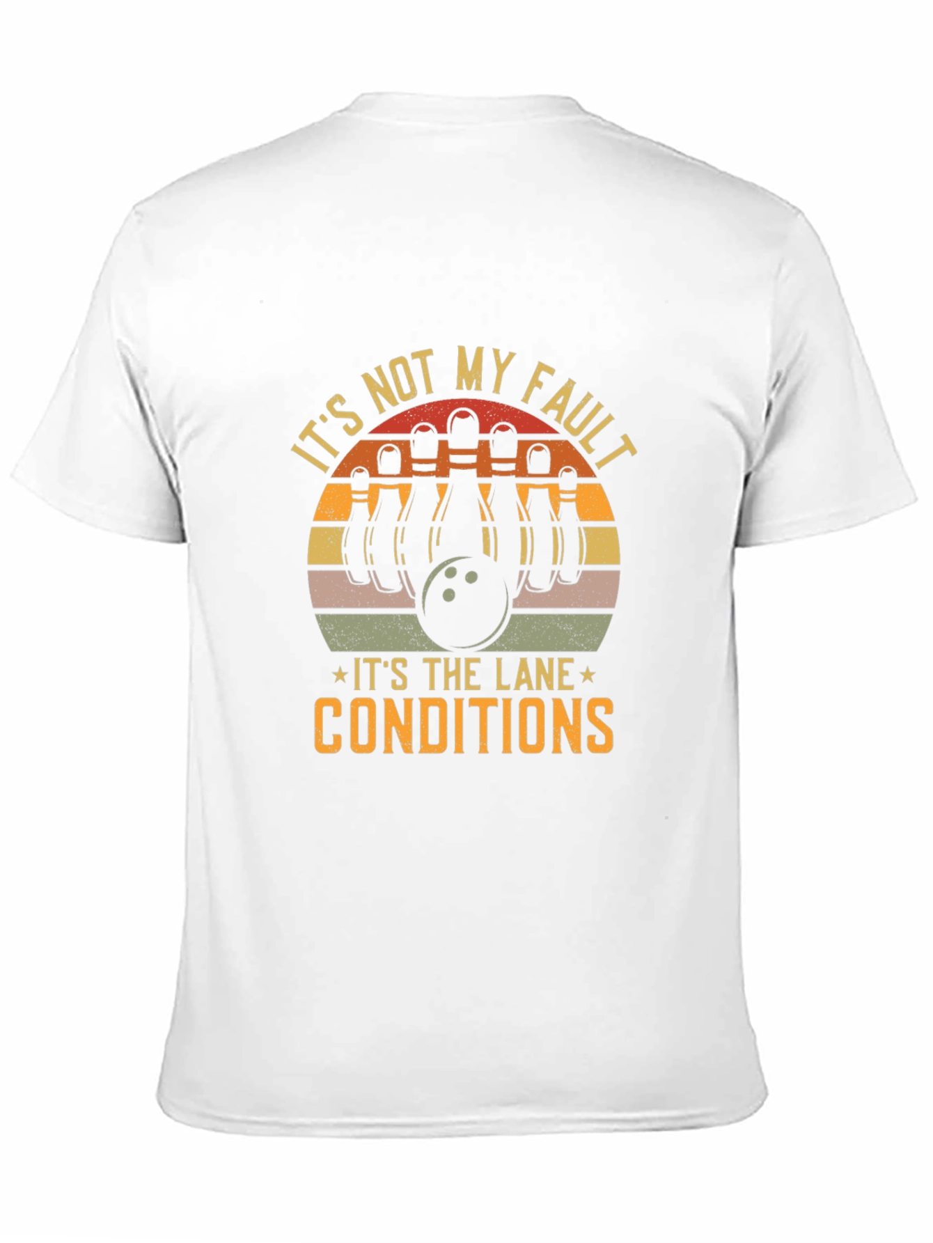 Bowling Humor T-Shirt - Lane Conditions Tee