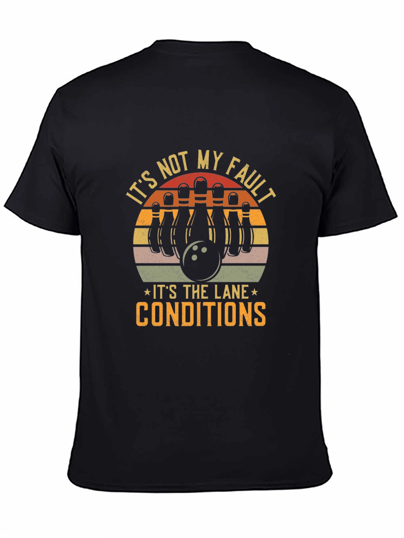 Bowling Humor T-Shirt - Lane Conditions Tee