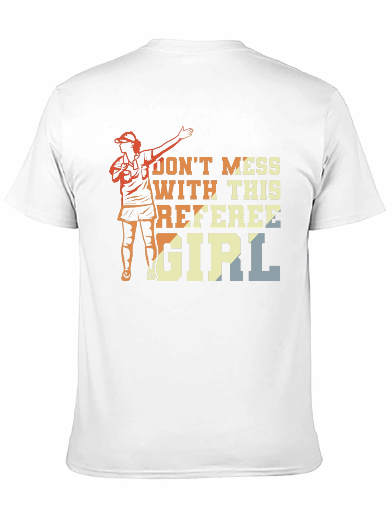 Referee Girl Graphic T-Shirt - Sporty Womans Tee