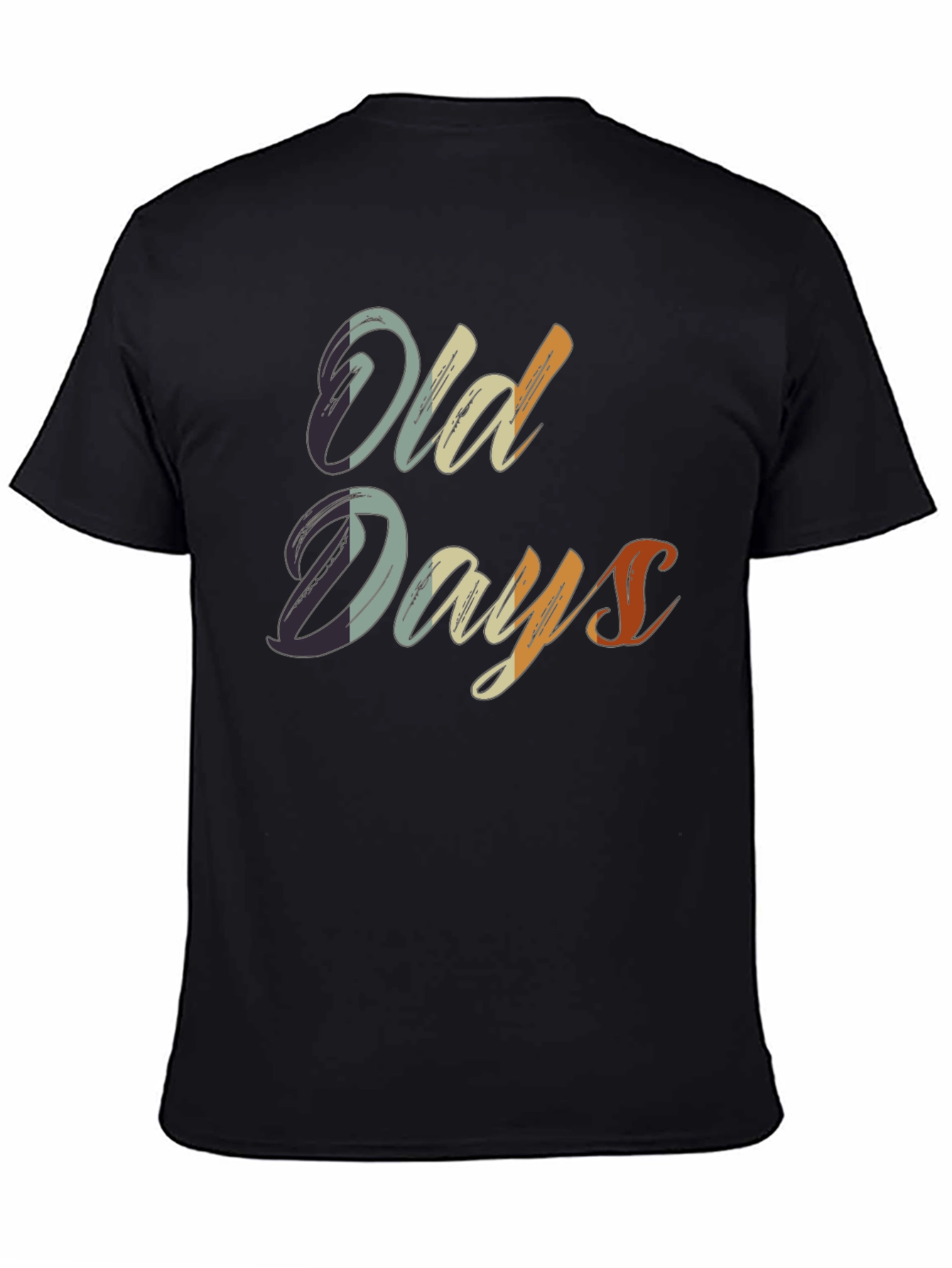 Retro Old Days Graphic T-Shirt